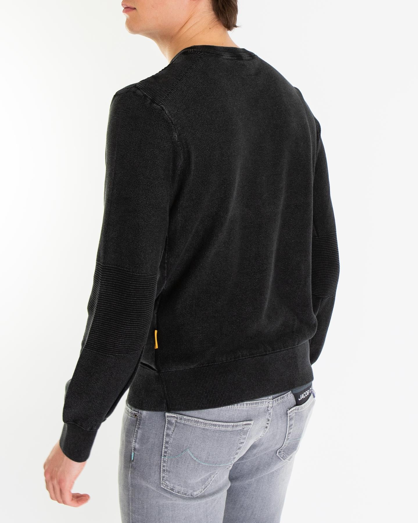 Heren Overal Crew Neck Zwart