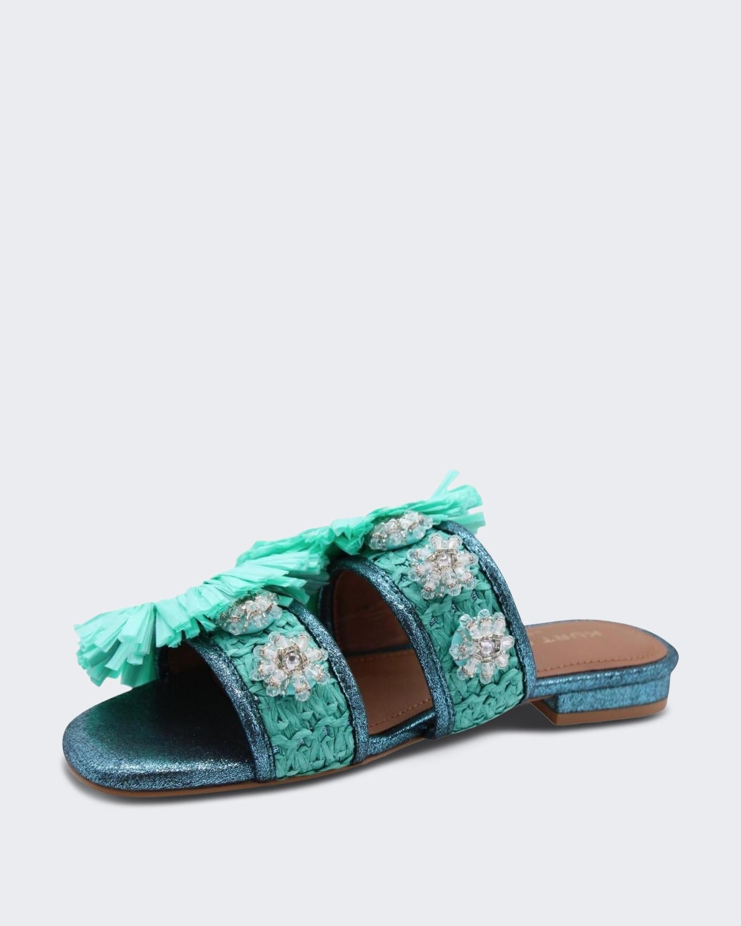 Kurt Geiger Dames Raffia Buckle
