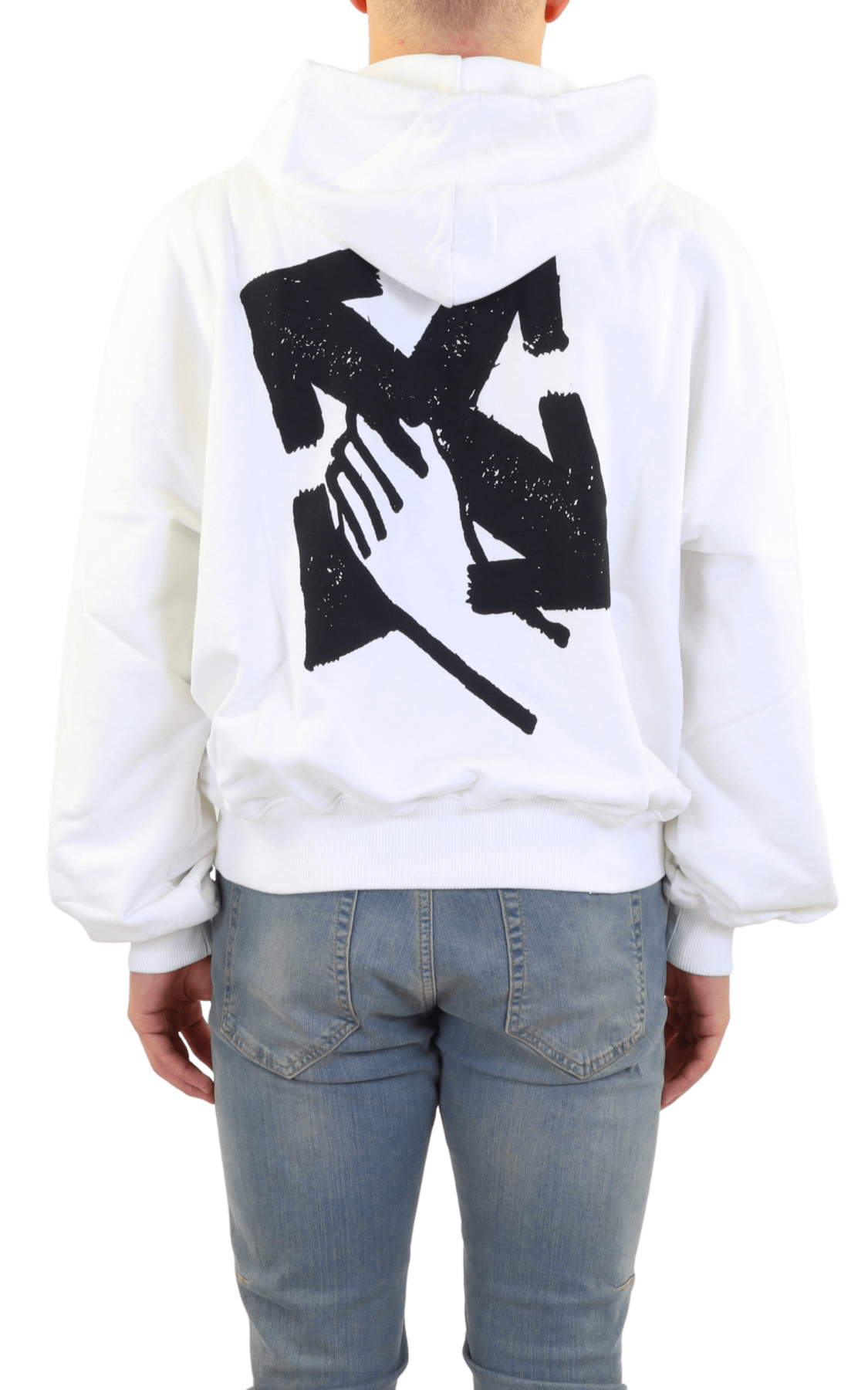 Heren Hand Arrow Boxy Hoodie
