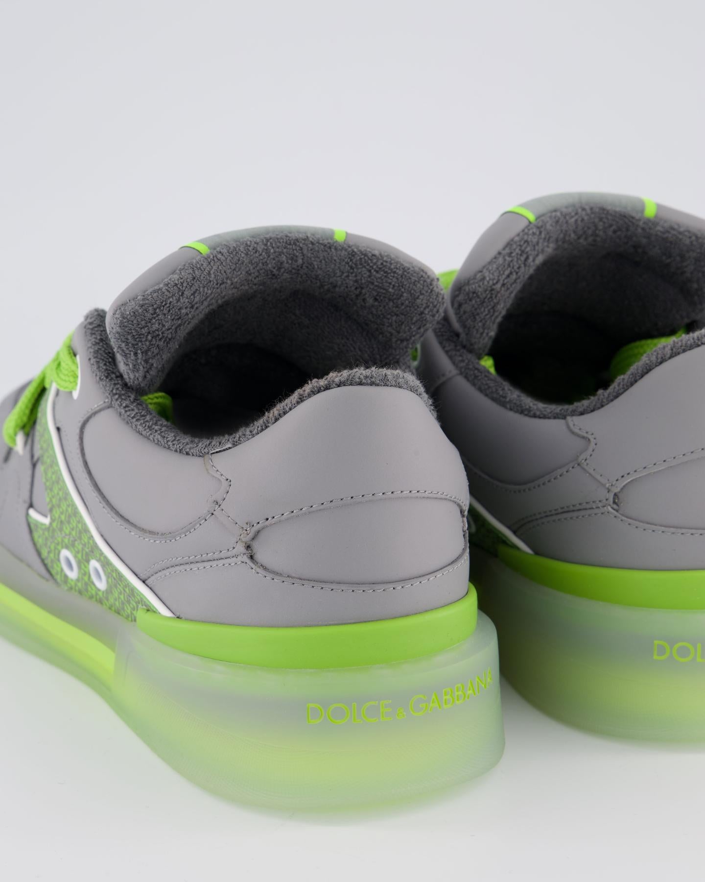 Heren New Roma Sneaker Grijs/Groen