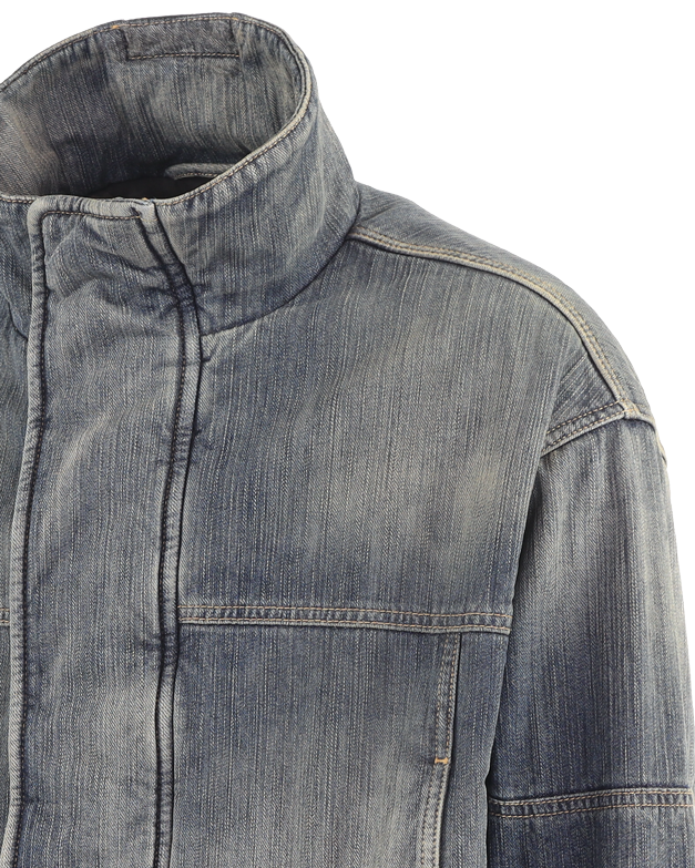 Heren Parka Grijs/Blauw