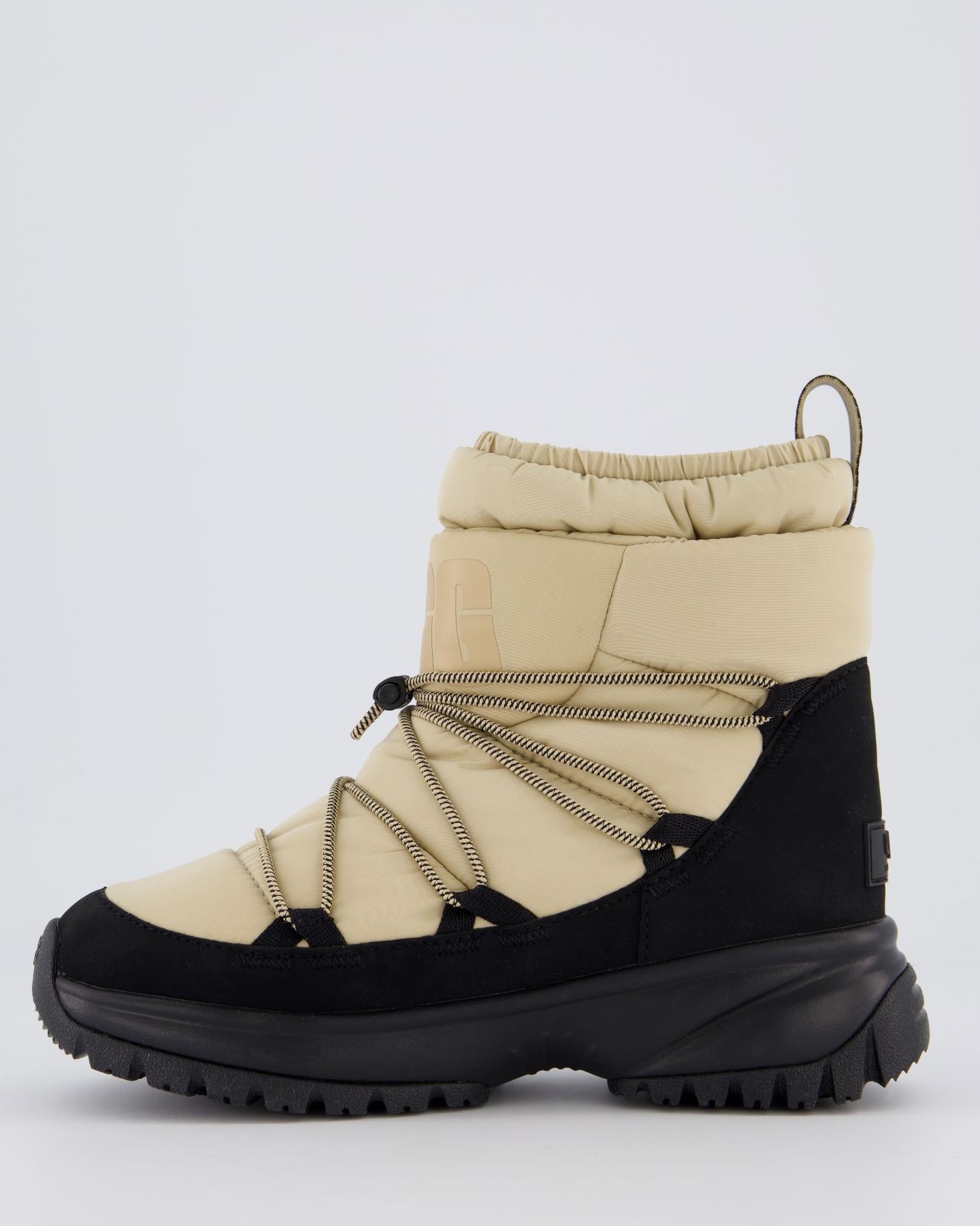 Dames Yose Puffer Mid Zwart/Mustard