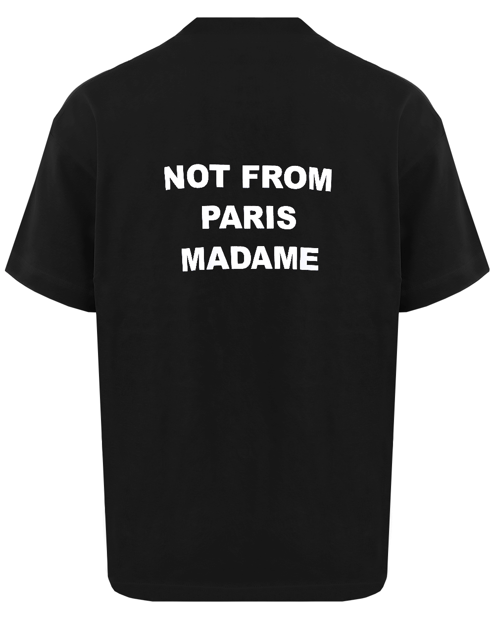 Heren Le Tshirt Slogan Zwart
