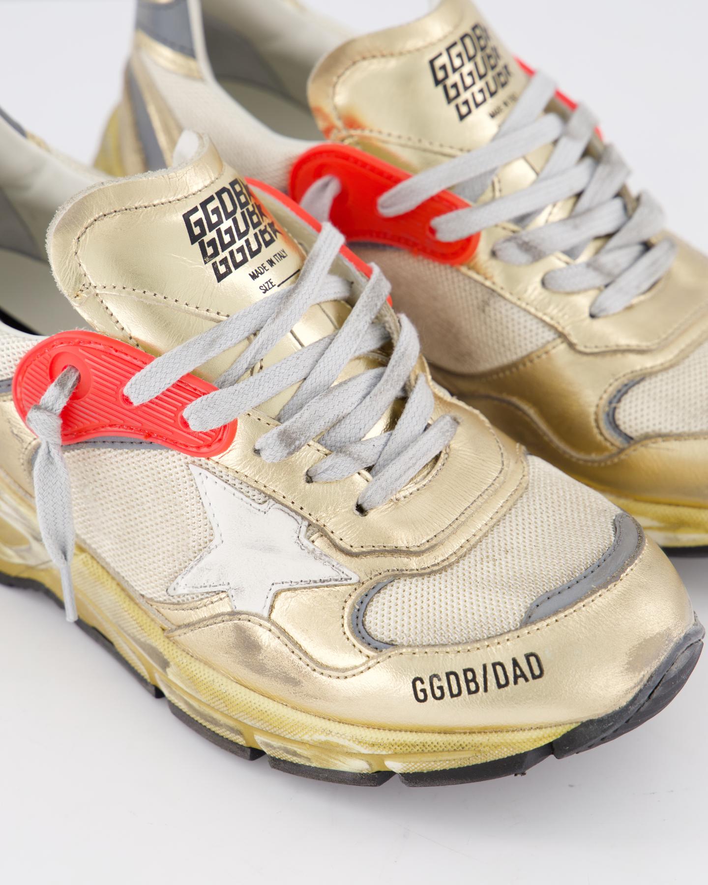 Dames Running Dad Sneaker Metallic