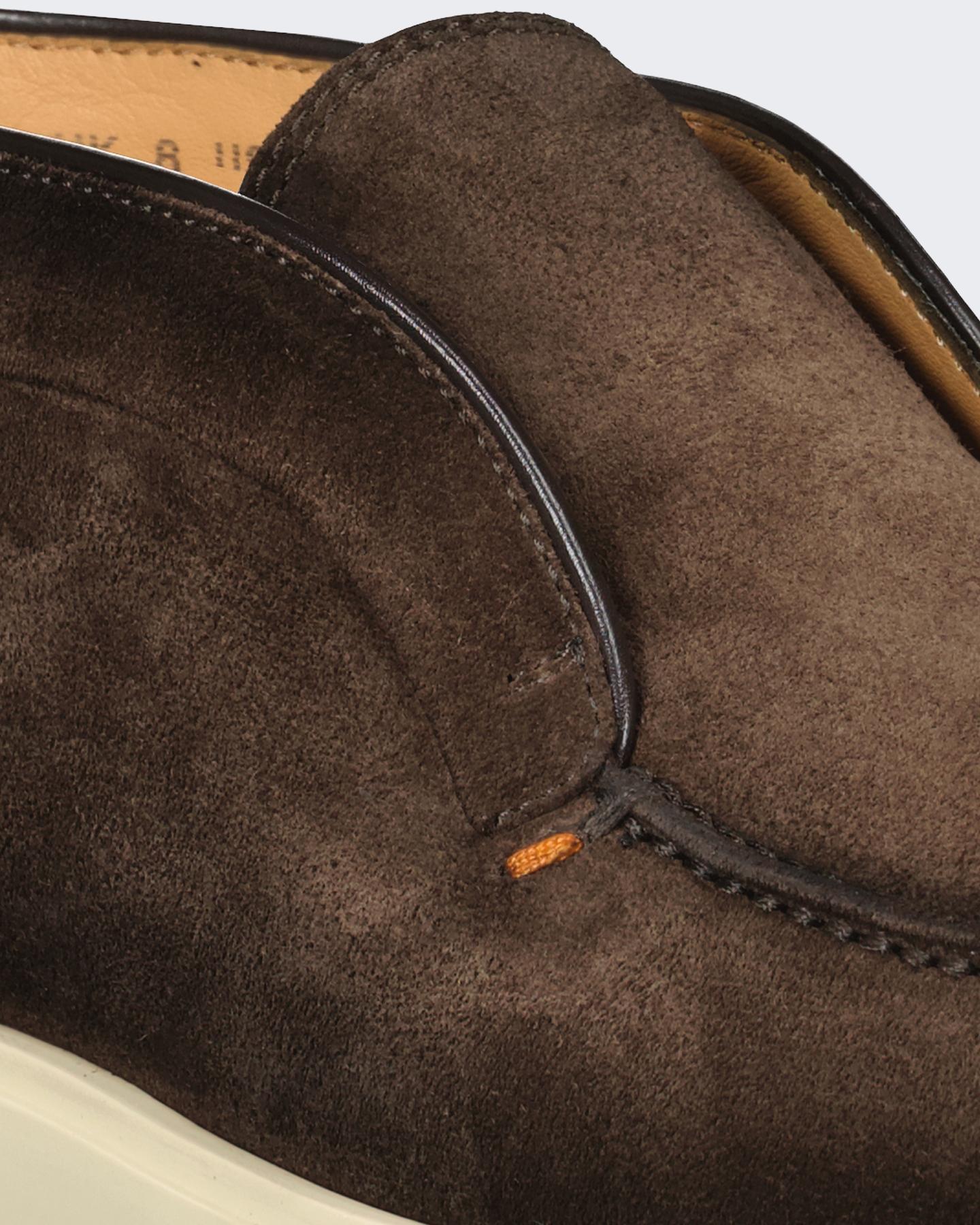 Santoni Heren Digits Loafer Grijs