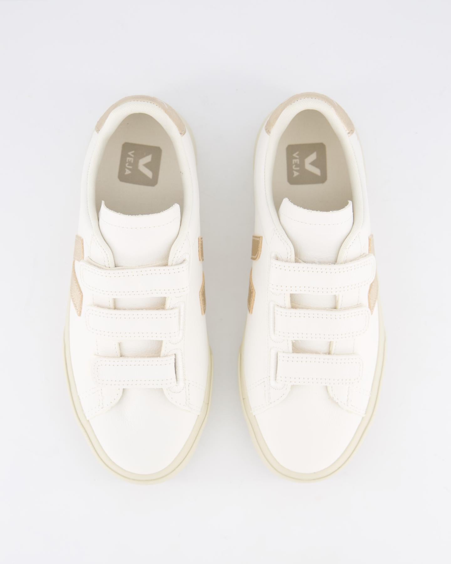Dames Recife Sneaker Leer Wit/Goud