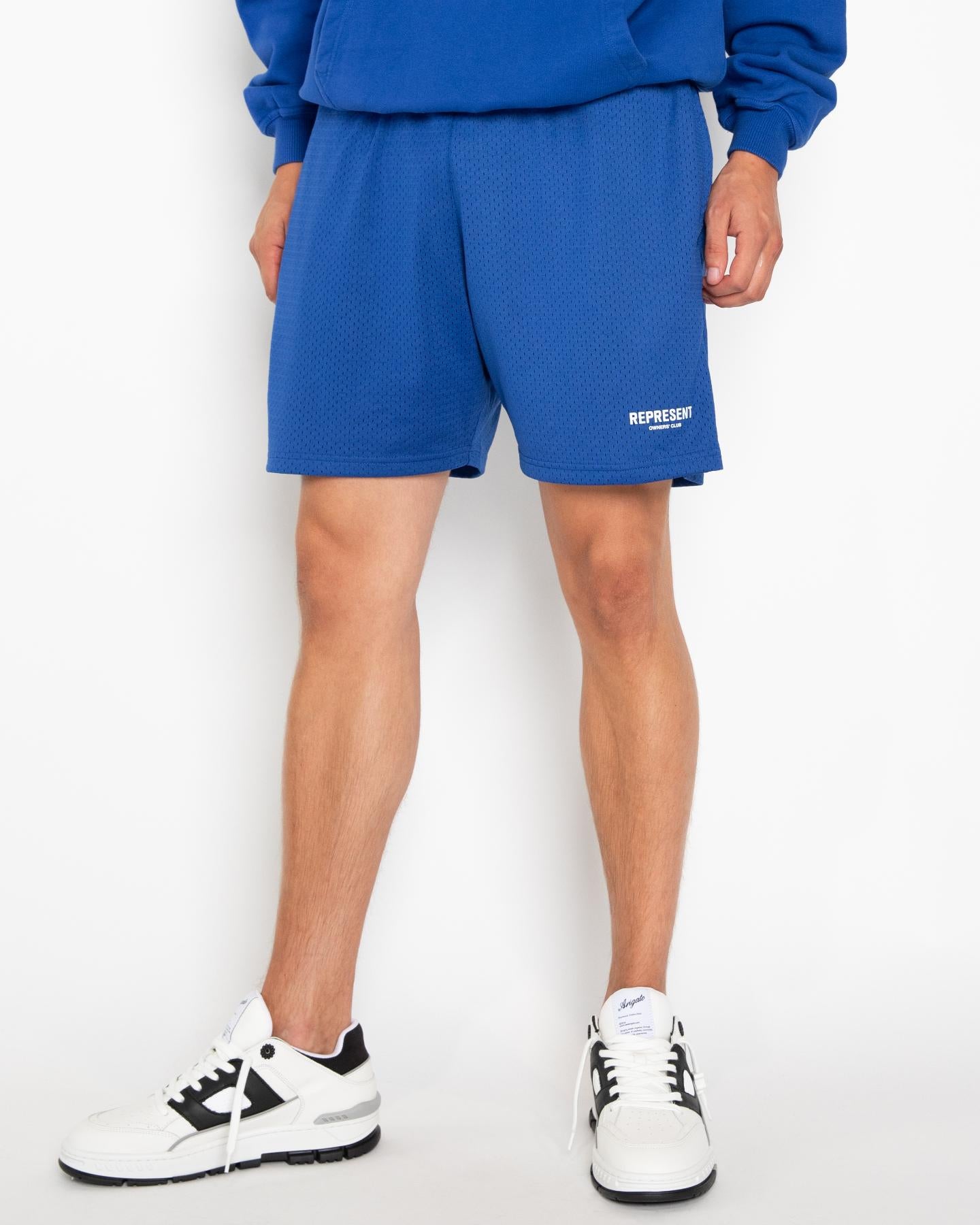 Heren Owners Club Mesh Short Blauw