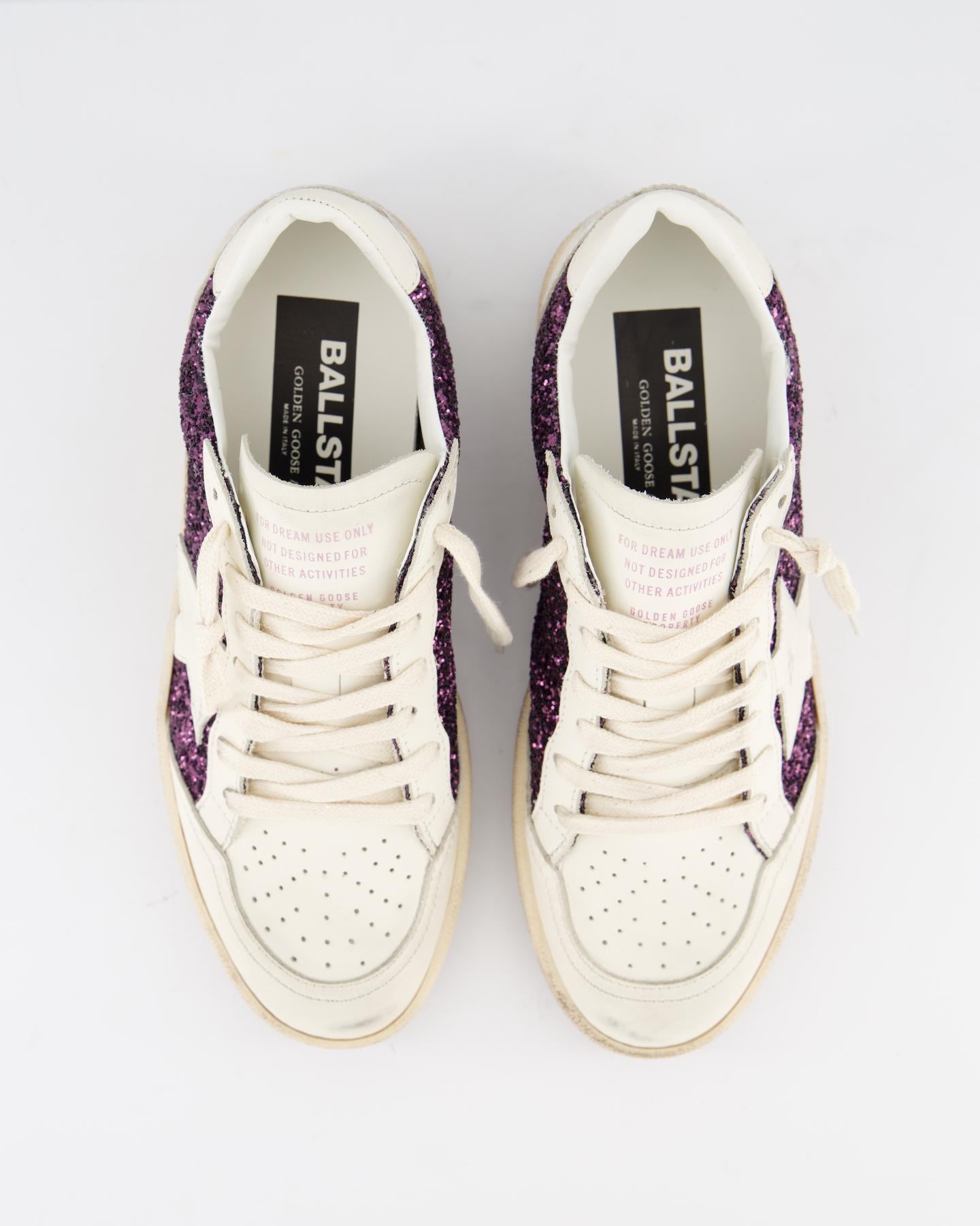 Dames Ball Star Sneaker Roze/Wit