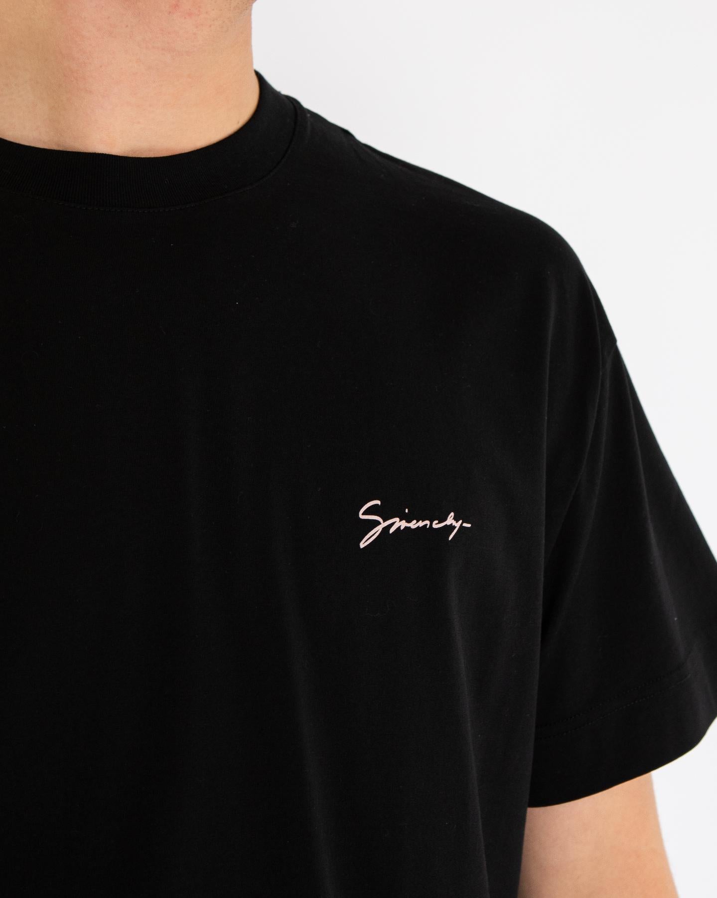 Heren Hubert Object T-Shirt Zwart