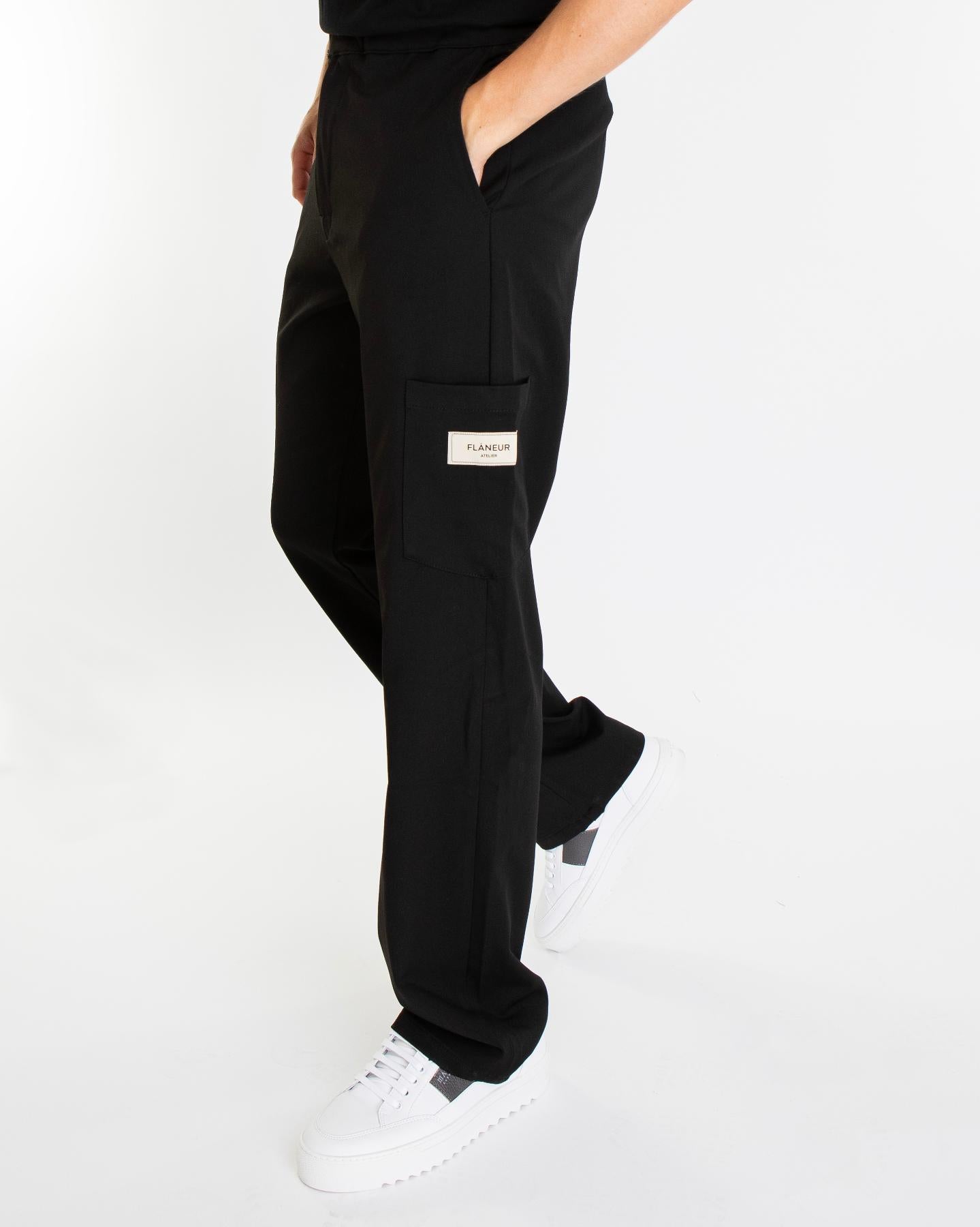 Heren Atelier Tailored Trouser Zwart