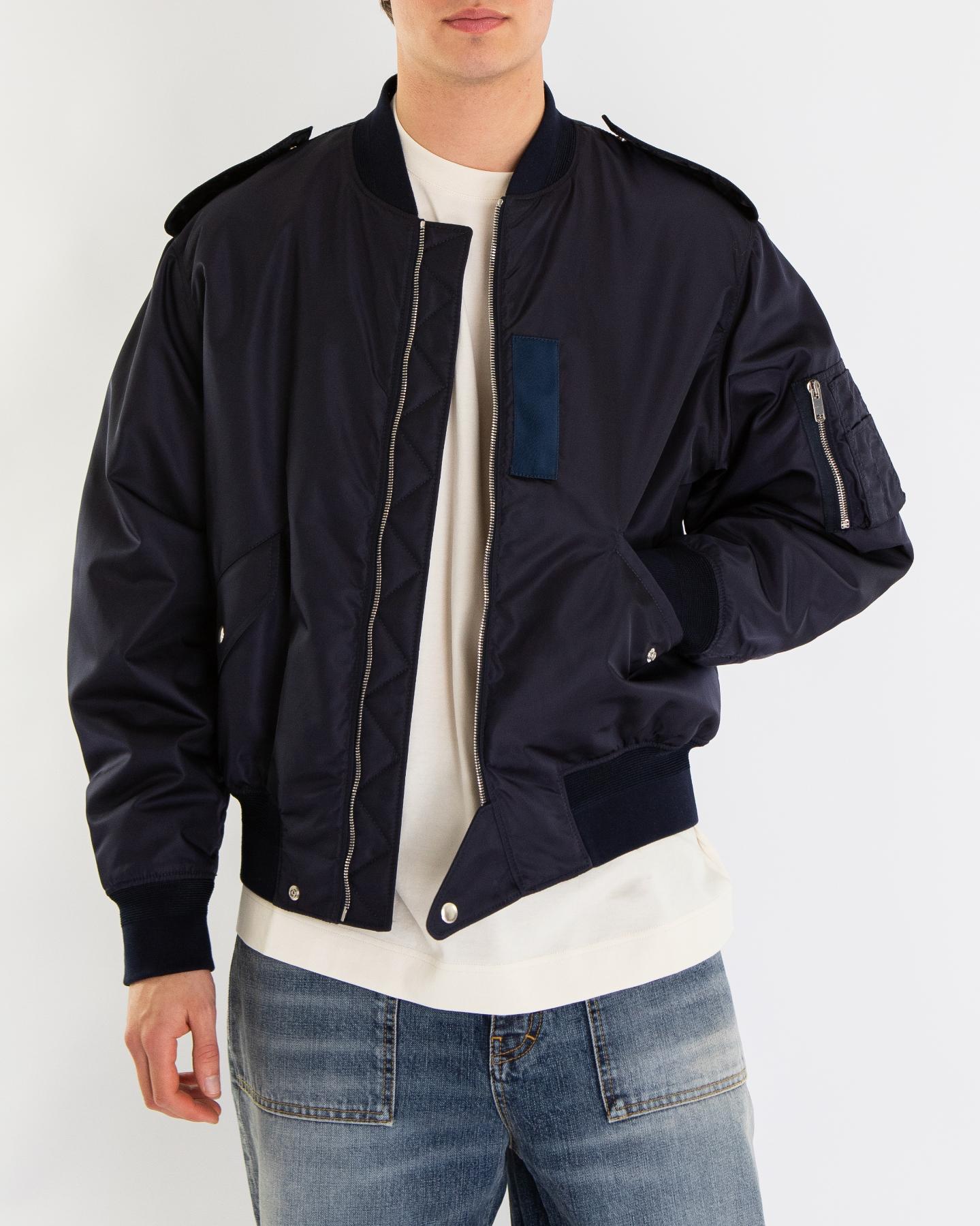 Heren Bomber Jacket Blauw