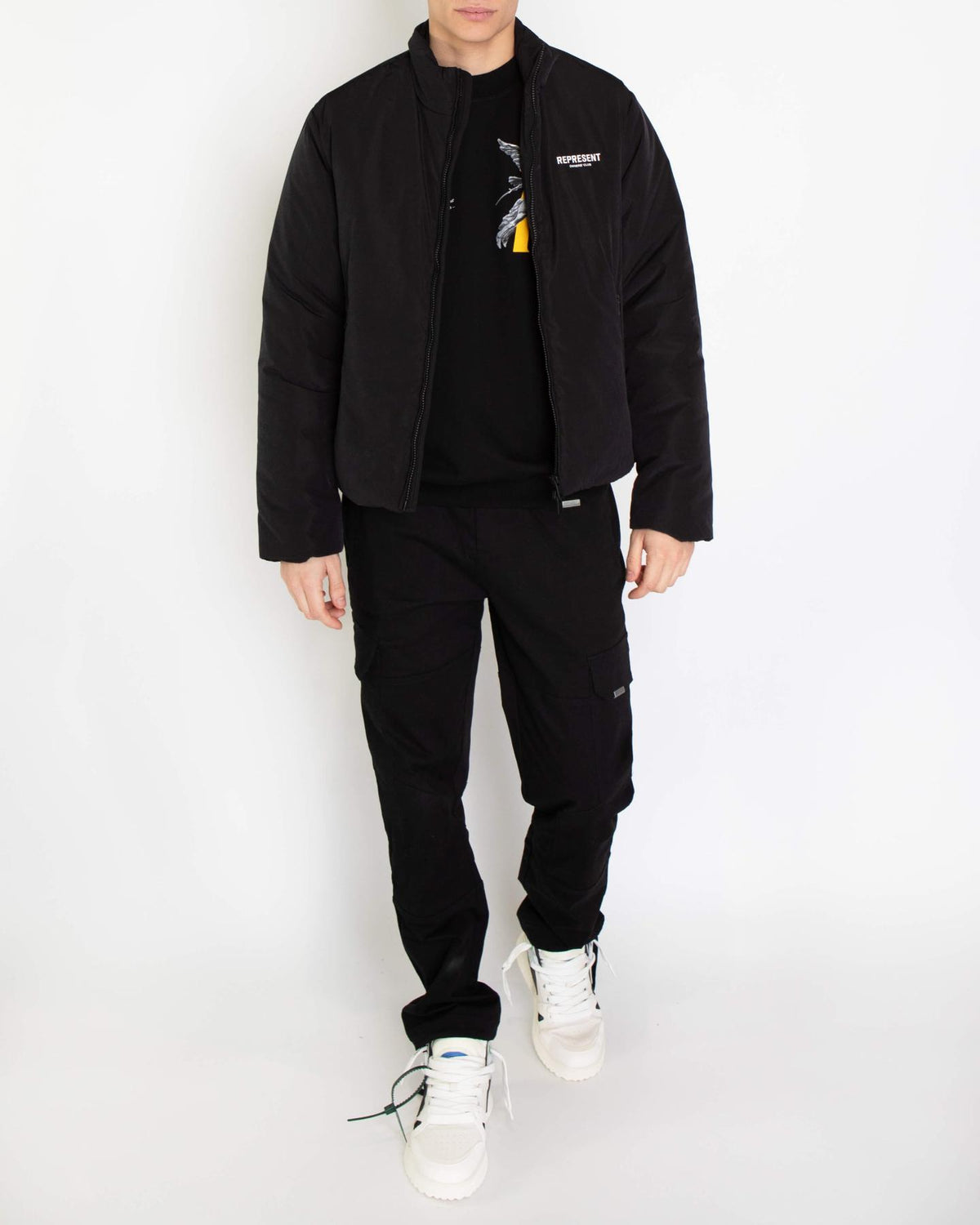 Heren Owners Club Wadded Jacket Zwar