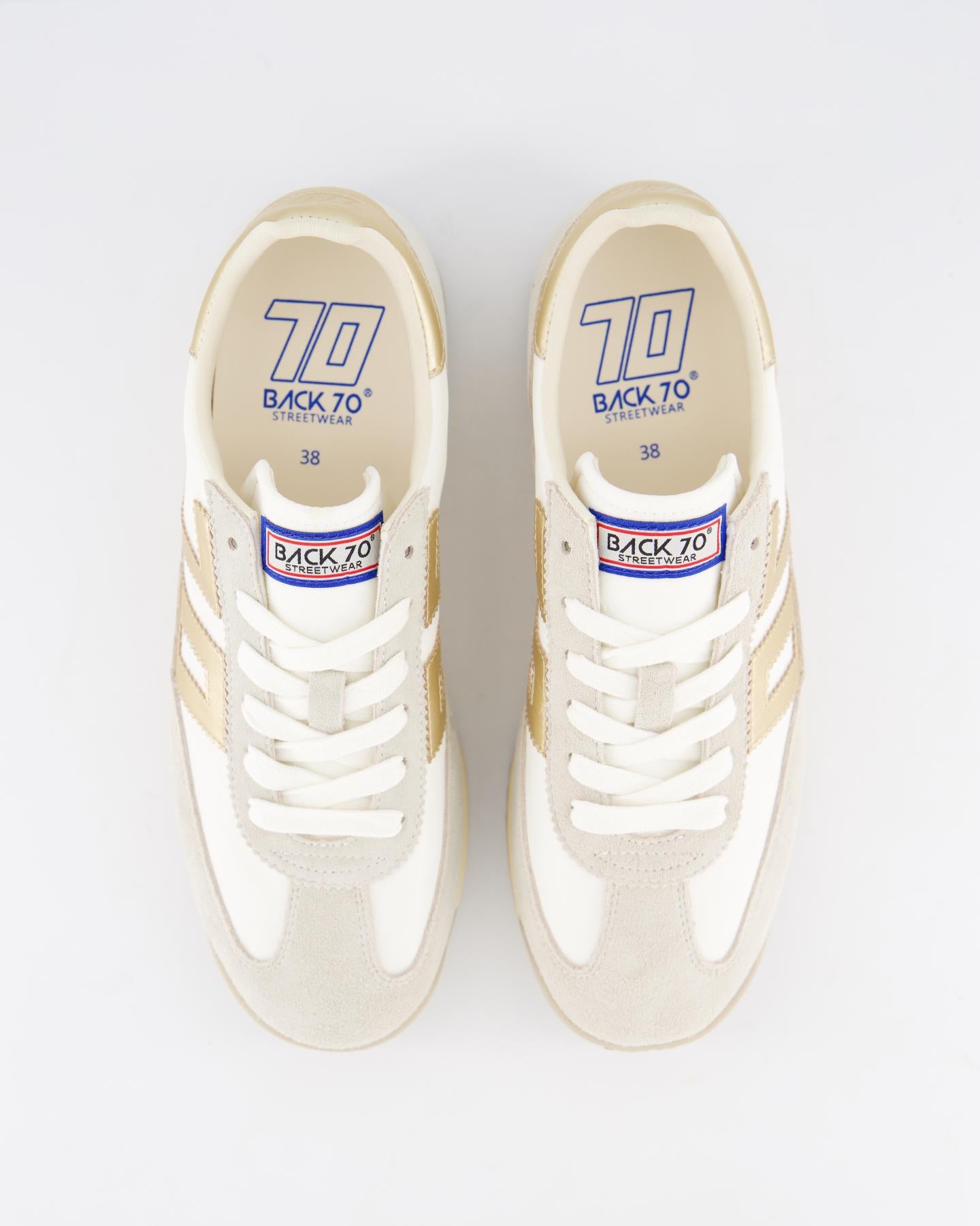Dames Barkley Jogger 32 Wit/Goud