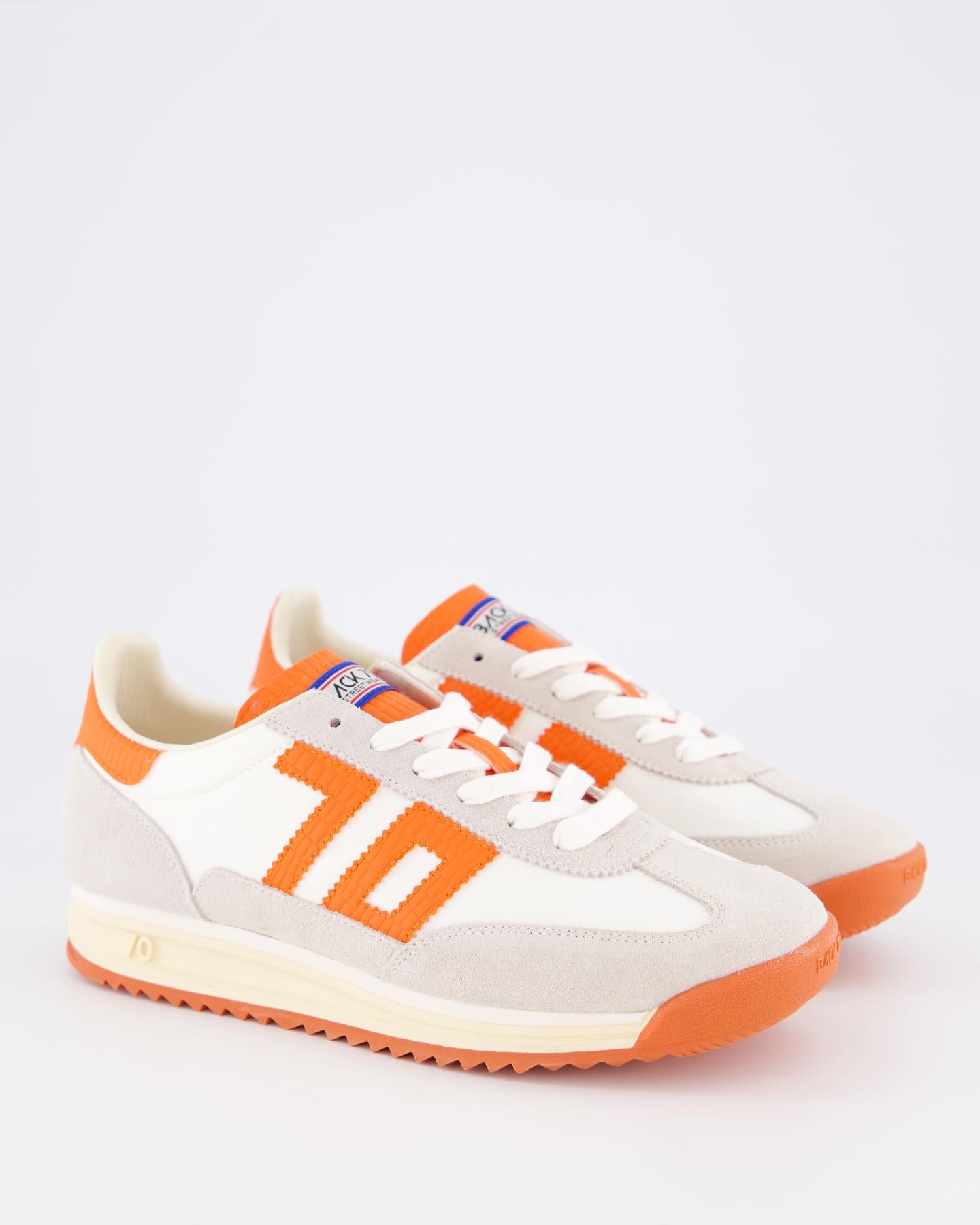 Dames Barkley Jogger 25 Wit/Oranje
