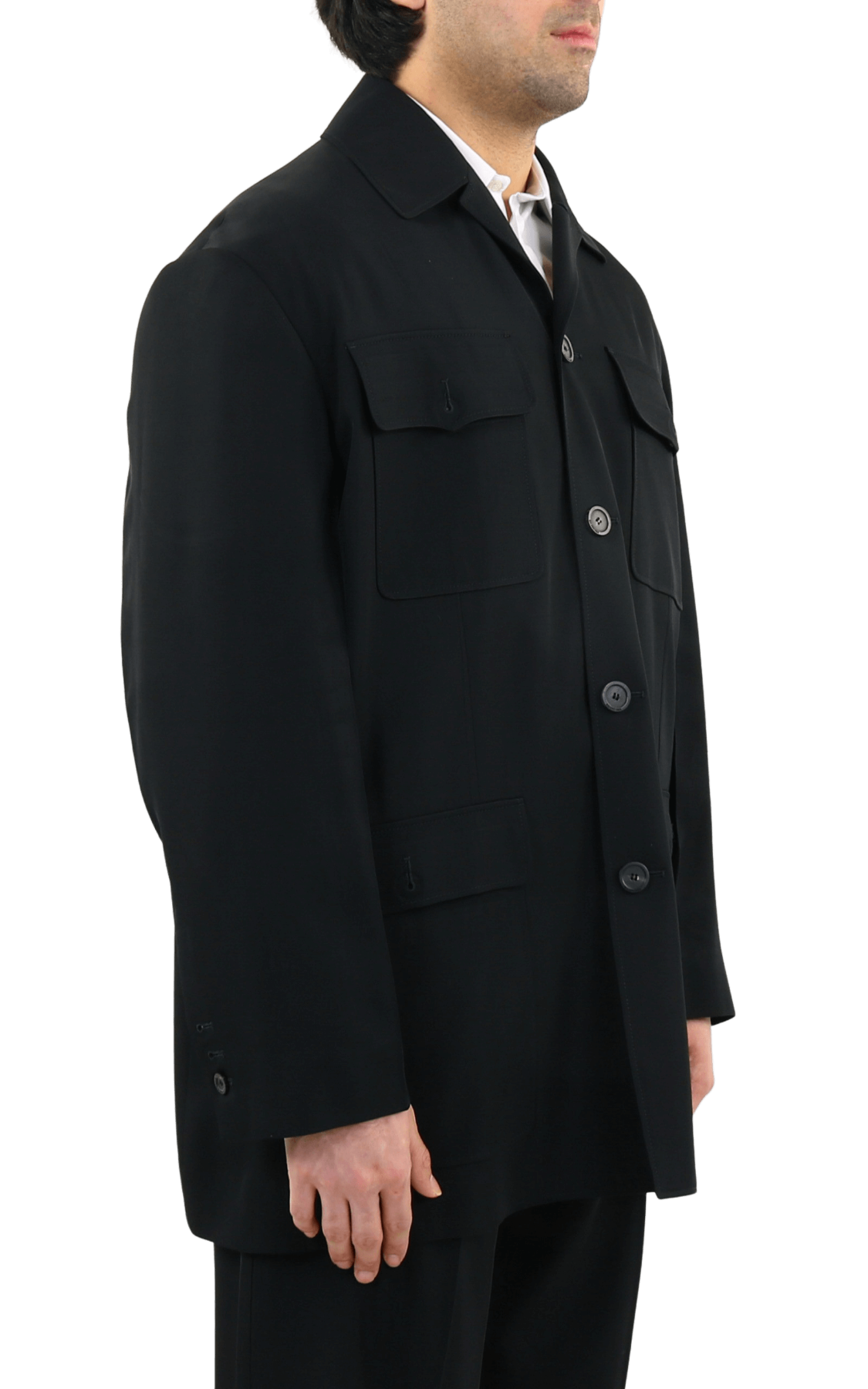 Heren Flap Pockets Jacket