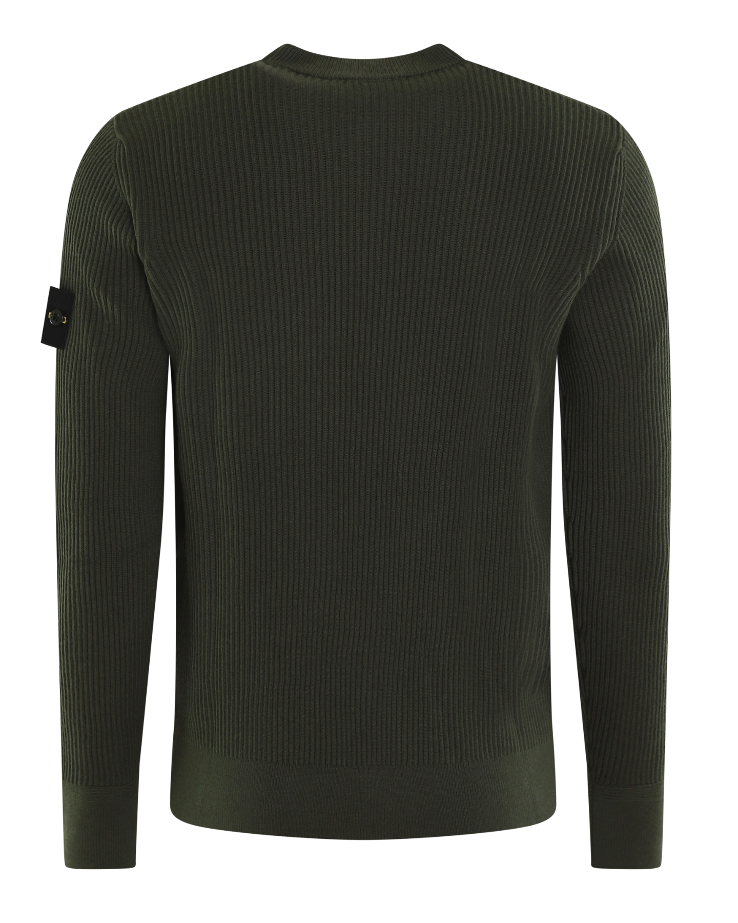Heren Logo Patch Knitted Groen