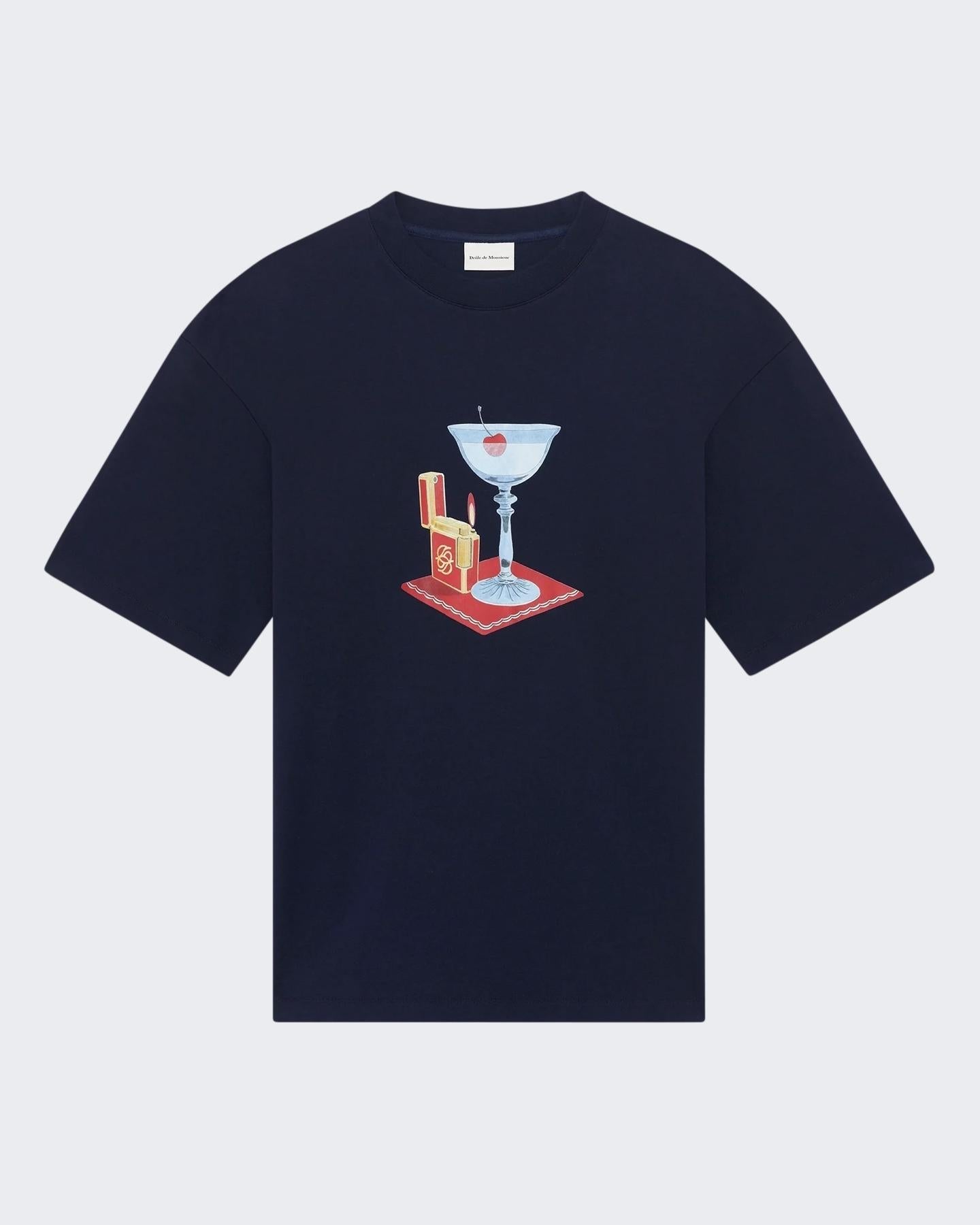 Drole De Monsieur Heren T-Shirt Cocktail