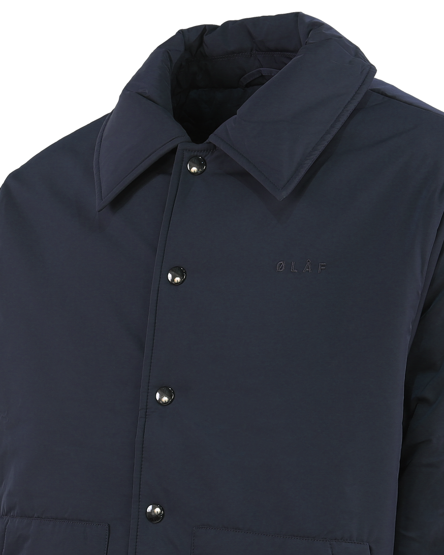 Heren Padded Coach Jacket Blauw