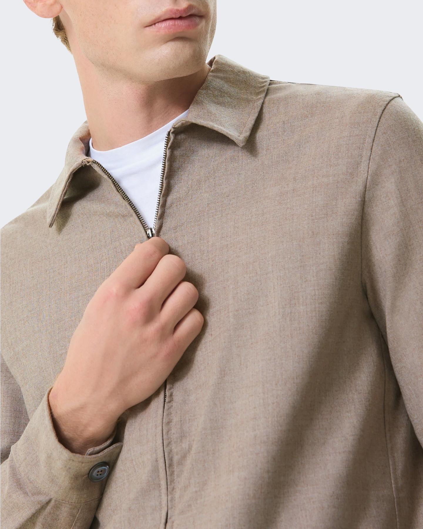 Heren Flannel Stretch Overshirt