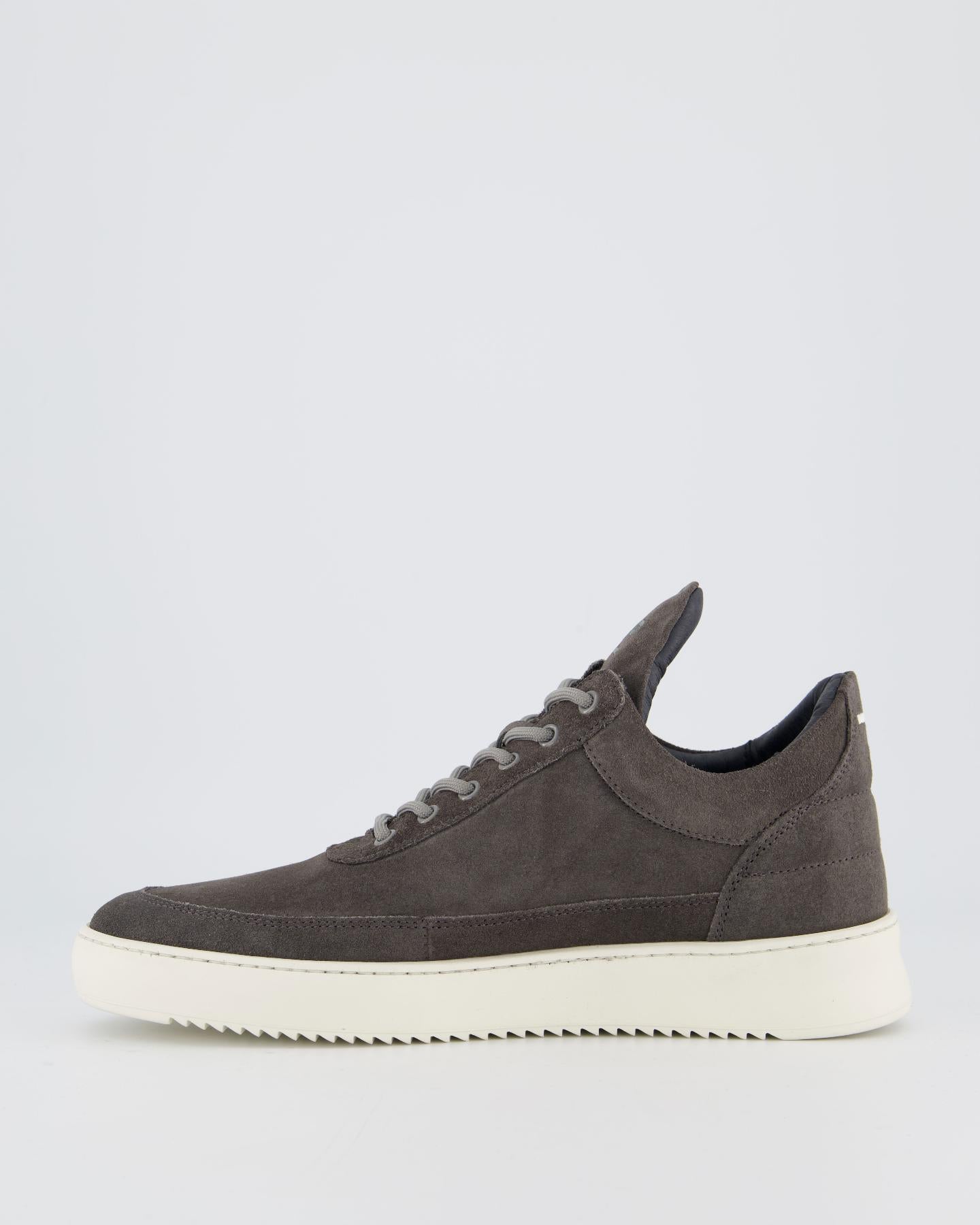 Heren Low Top Suede Grijs