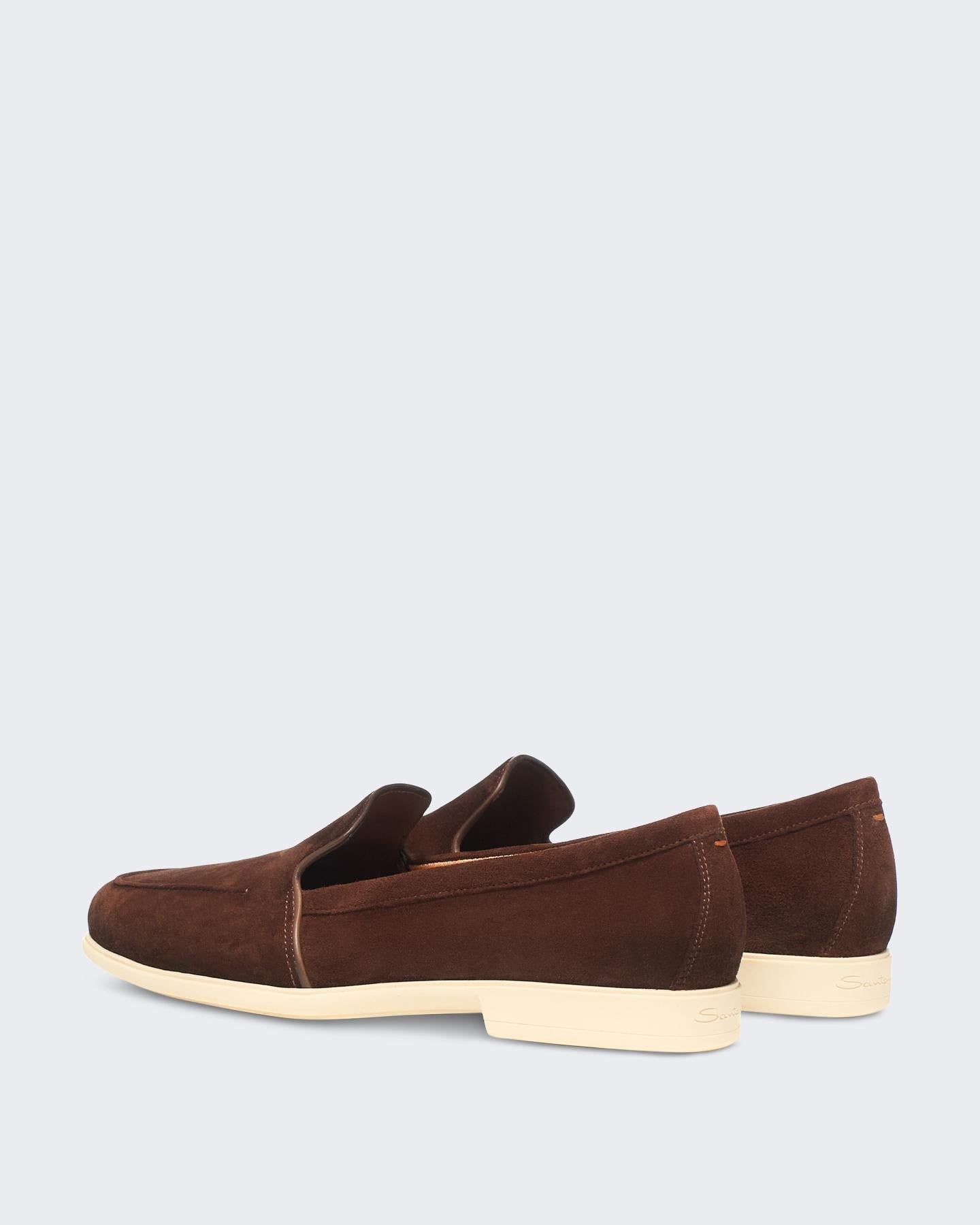 Santoni Dames Malibu Loafer Brown