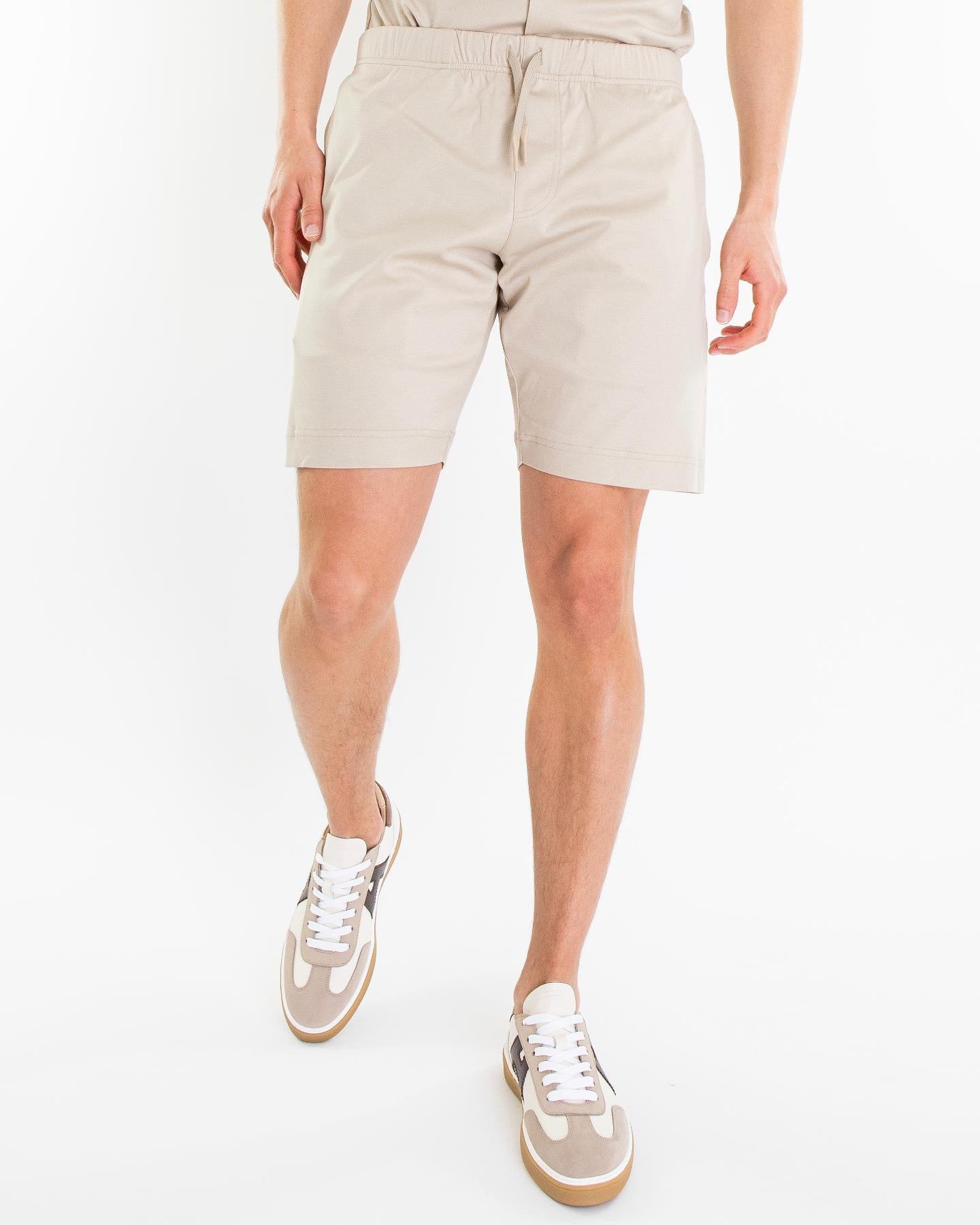 Heren Supima Sport Short Beige