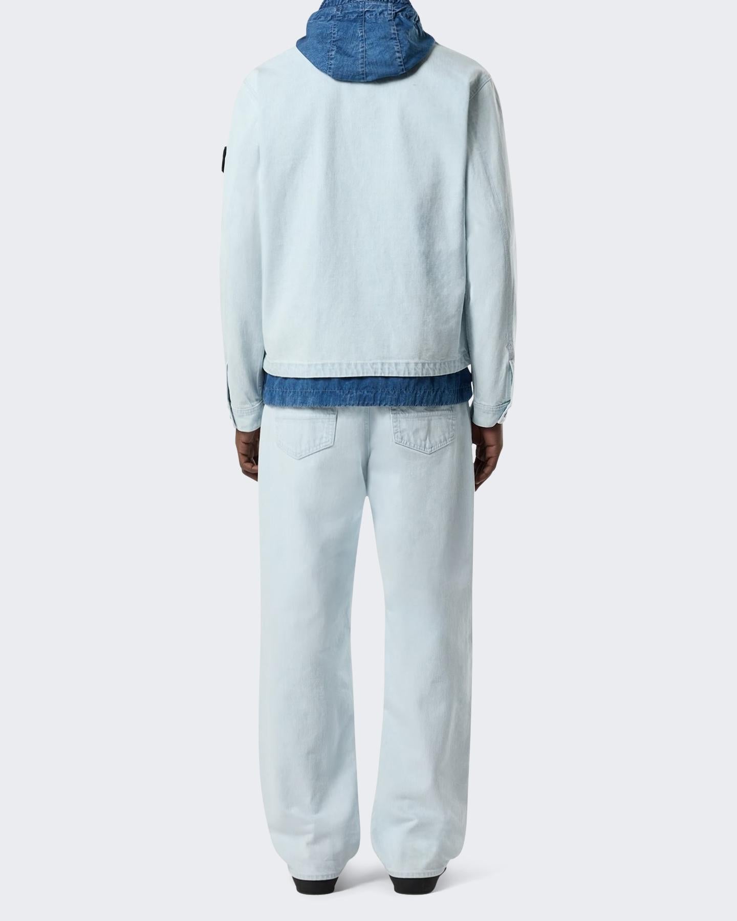 Heren LogoPatch Coach Jacket Blauw