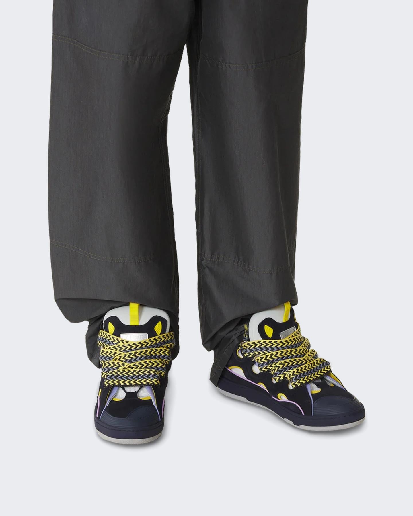 Heren Curb Sneakers Bicolor