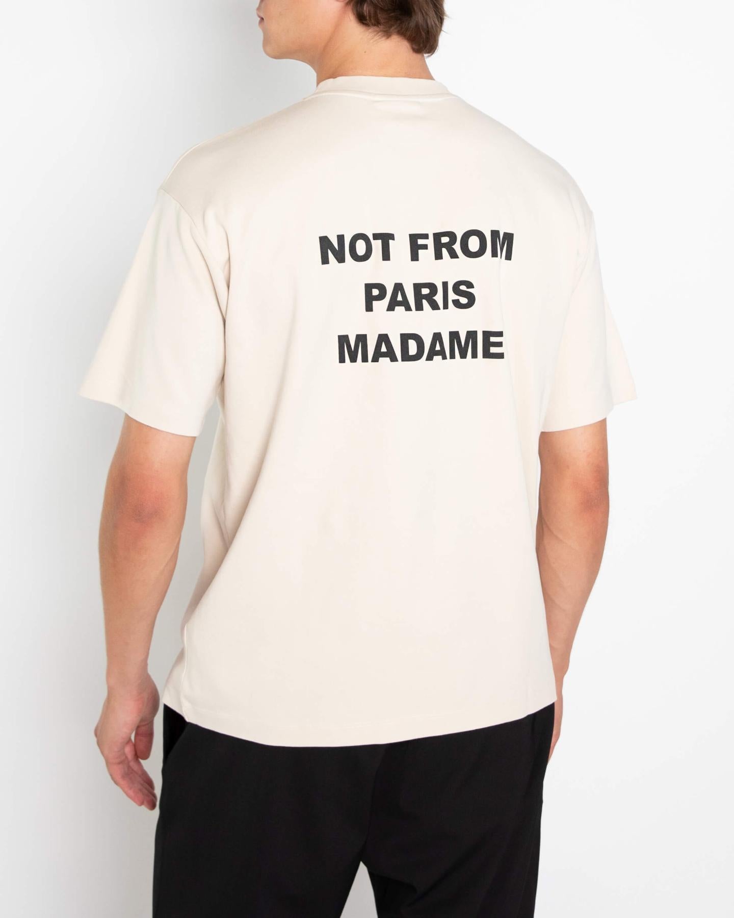 Heren Le Tshirt Slogan Wit