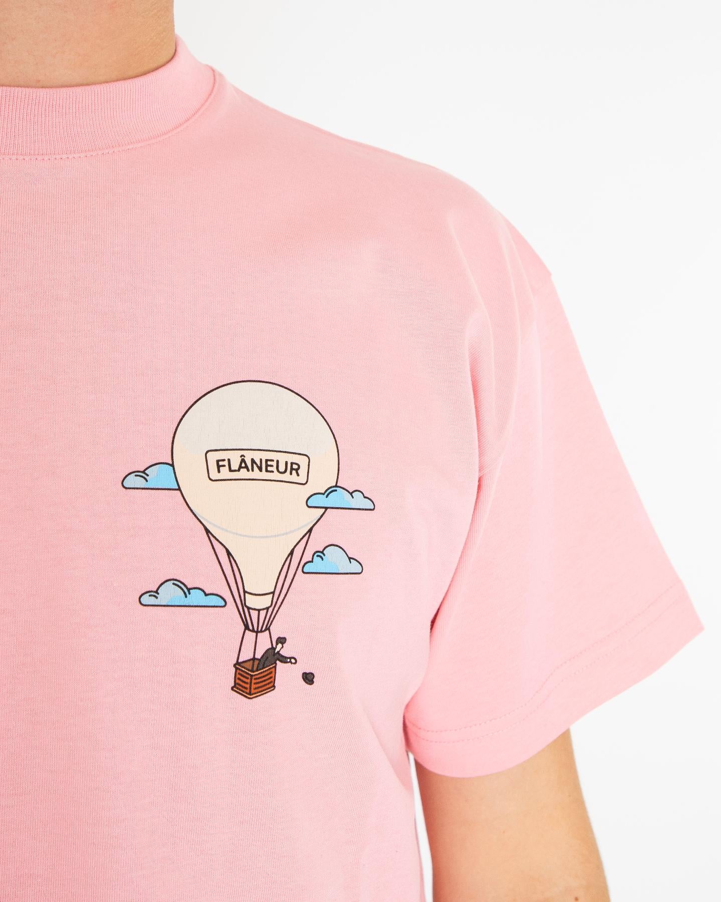 Heren Aéronautique T-Shirt Roze