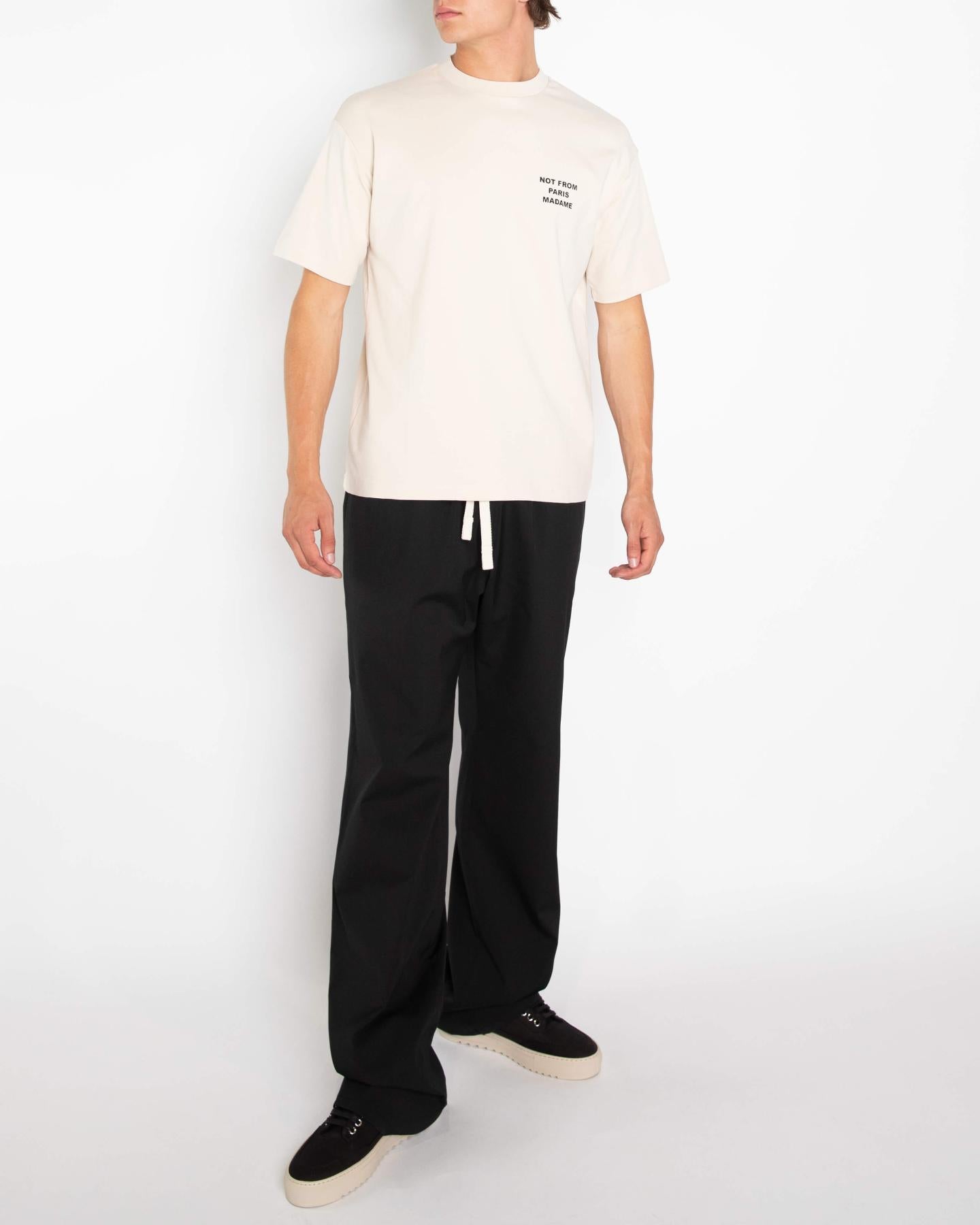 Heren Le Tshirt Slogan Wit