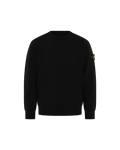 Schwarzer Kinderpullover mit Logo-Patch — huidige kleur