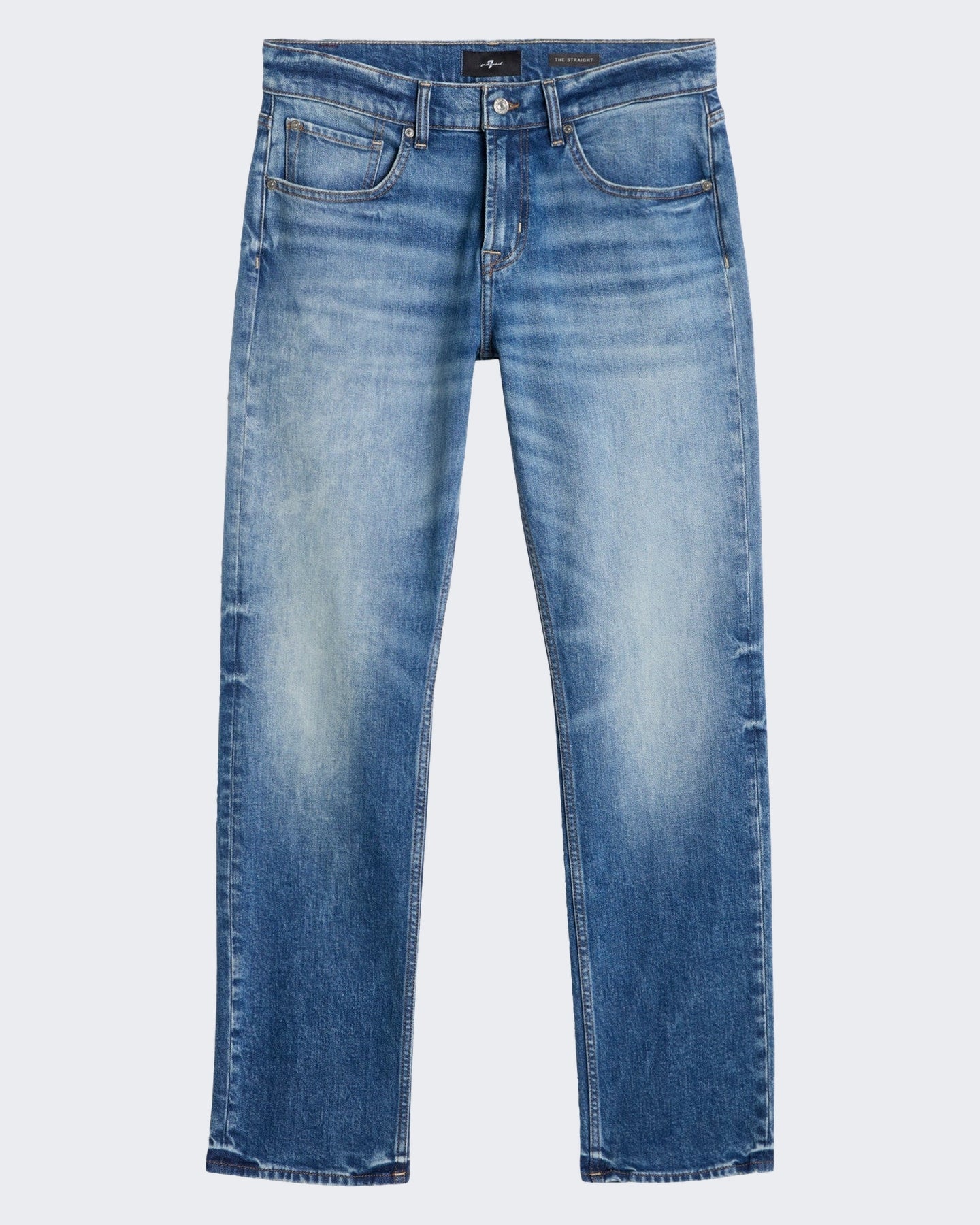 7 For All Mankind Heren The Straight 32" Porch jeans Blauw - Eleganza.nl