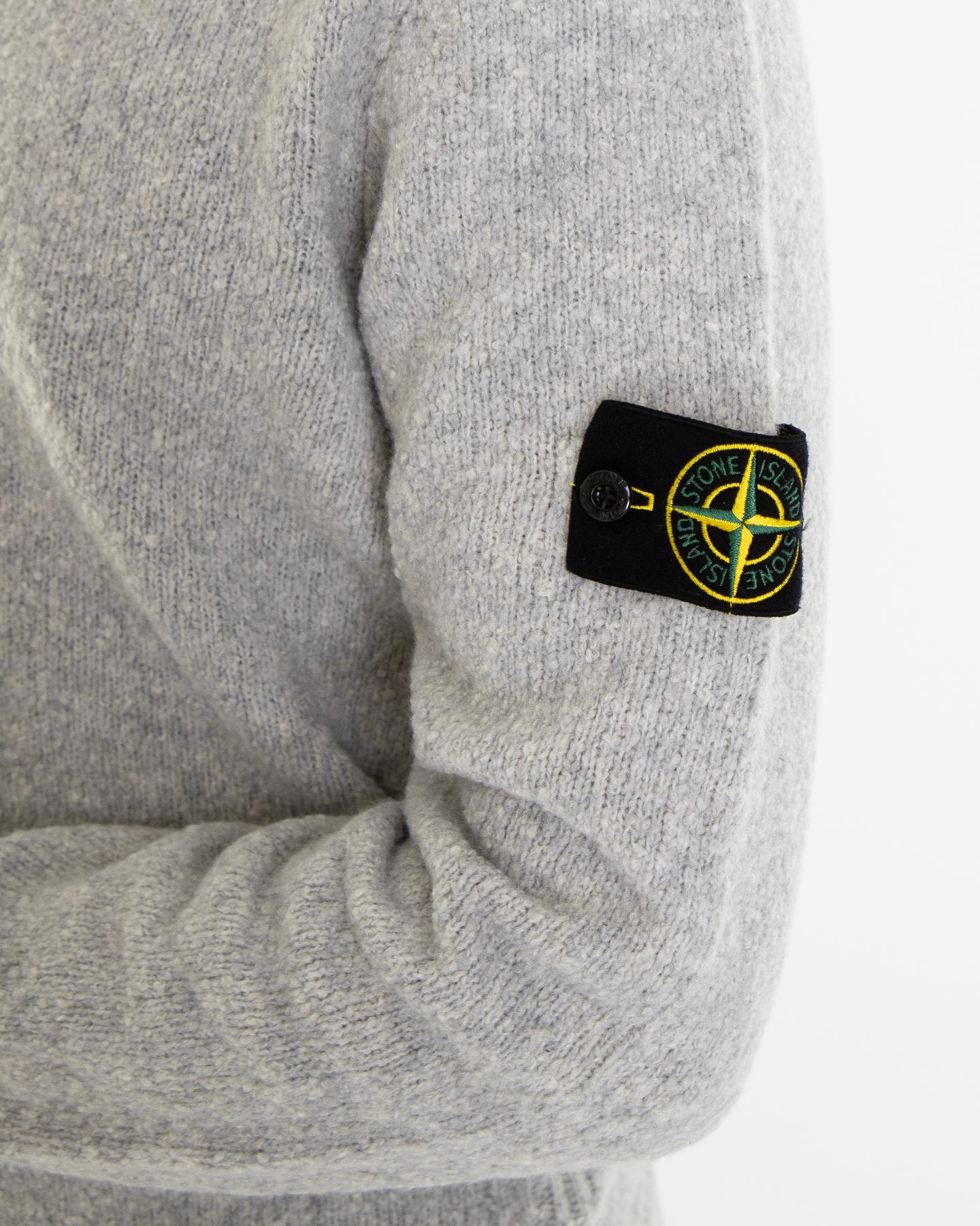Heren Crew Neck Knitted Grijs