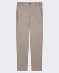 Herren-Flanell-Stretch-Jeans, tailliert, beige