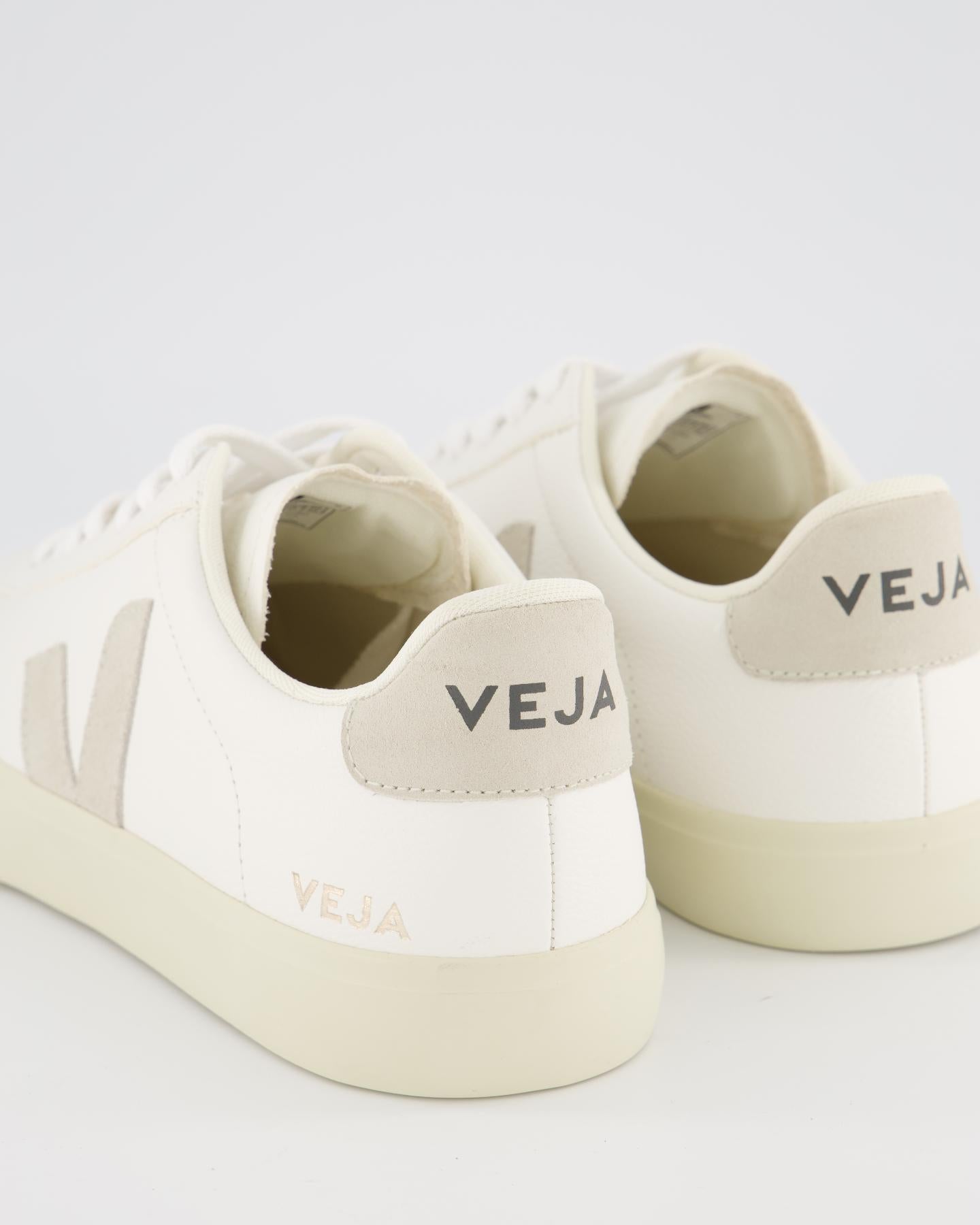 Dames Campo Sneaker Leer Wit/Natural