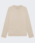 Herrenpullover aus schwerem Supima-Maserholz, Beige — huidige kleur