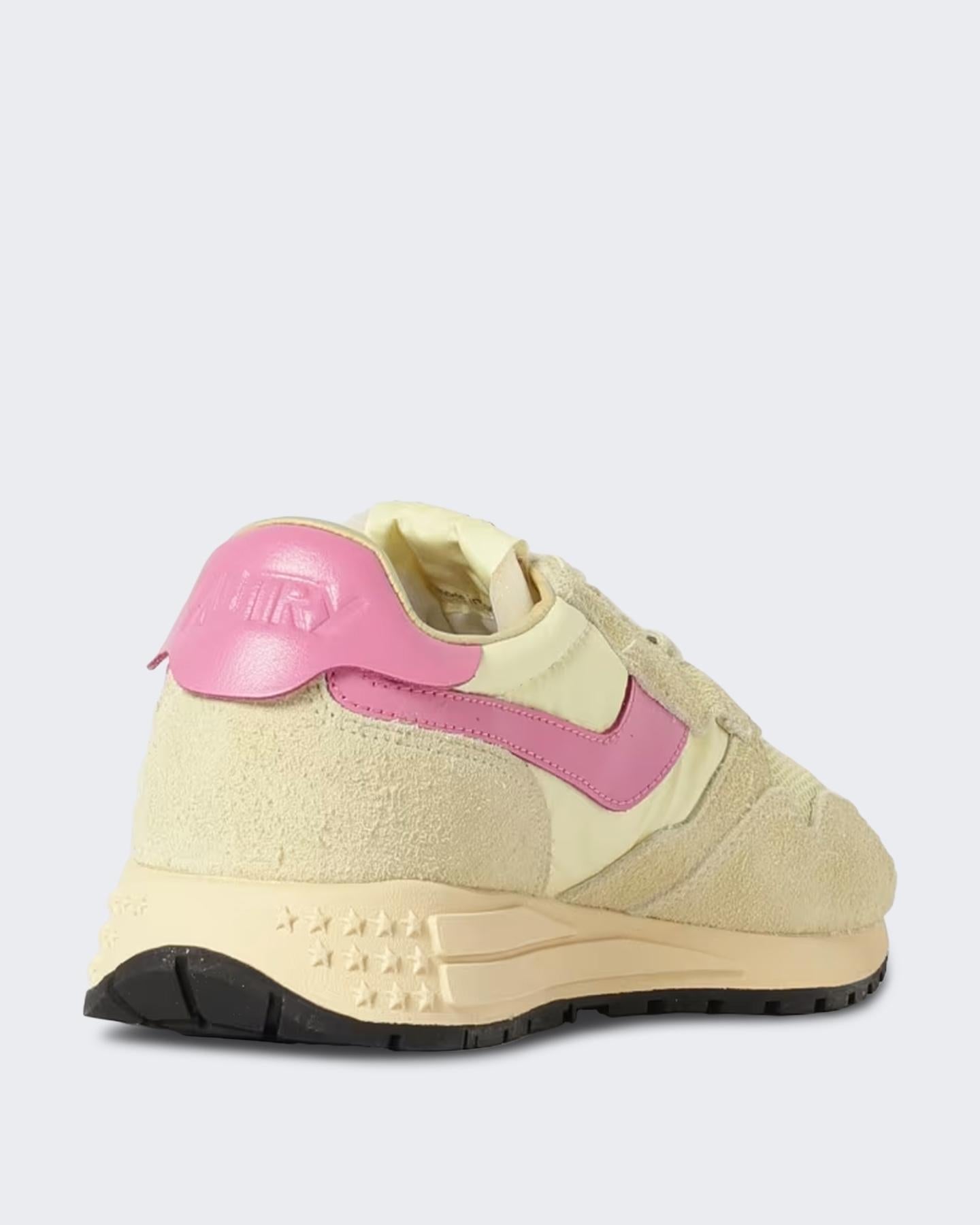Dames Reelwind Sneaker Geel/Roze