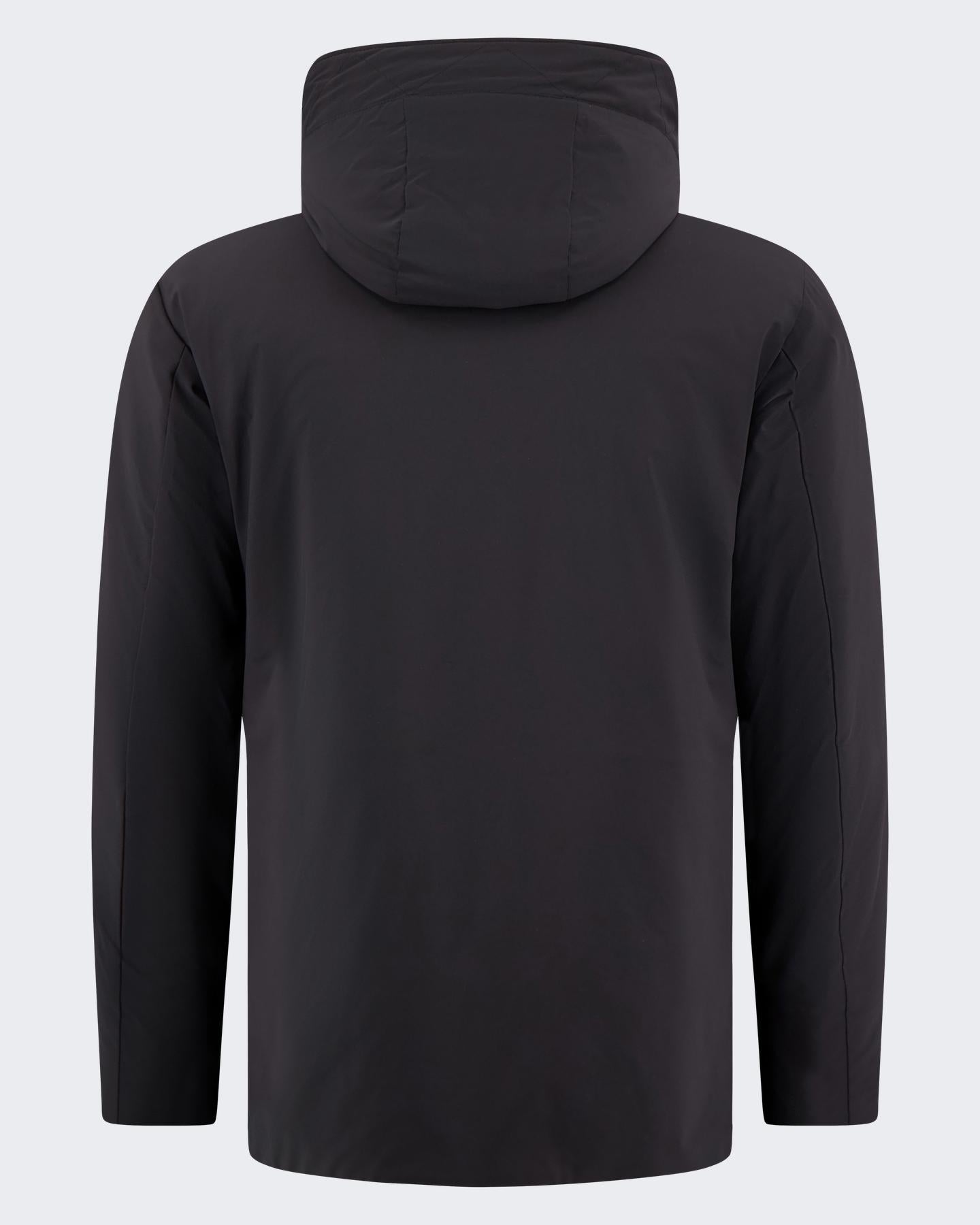 Heren Stretch Arctic Parka Zwart