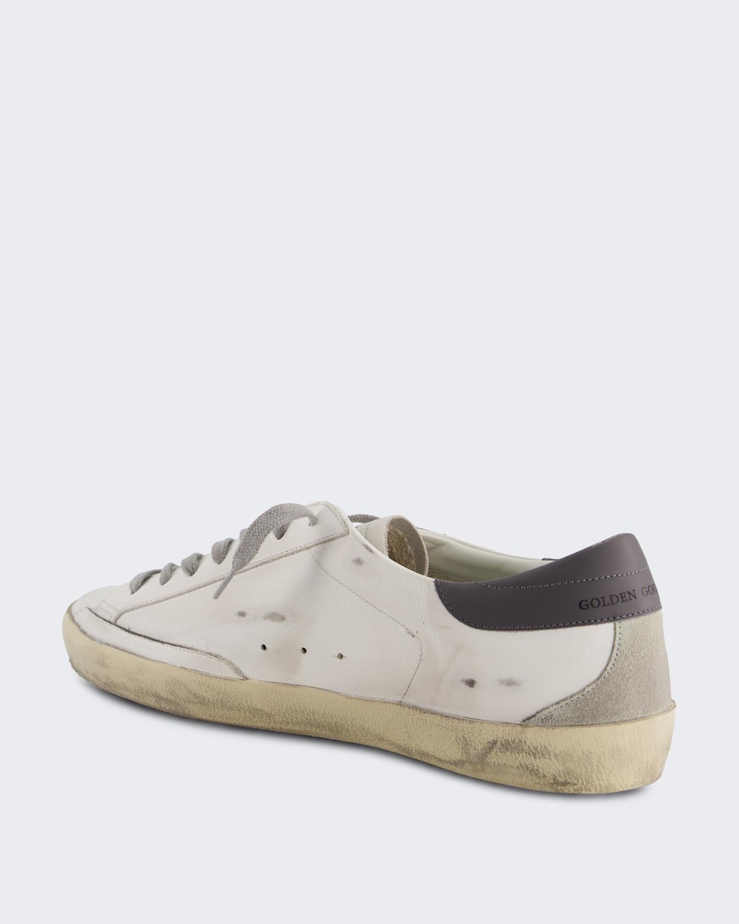 Heren Super Star Sneaker Wit/Grijs
