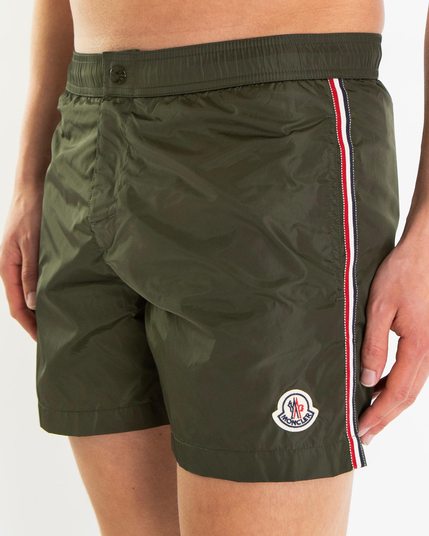 Heren Tri Stripe Beachwear Groen