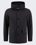 Herren Stretch Arctic Parka Schwarz