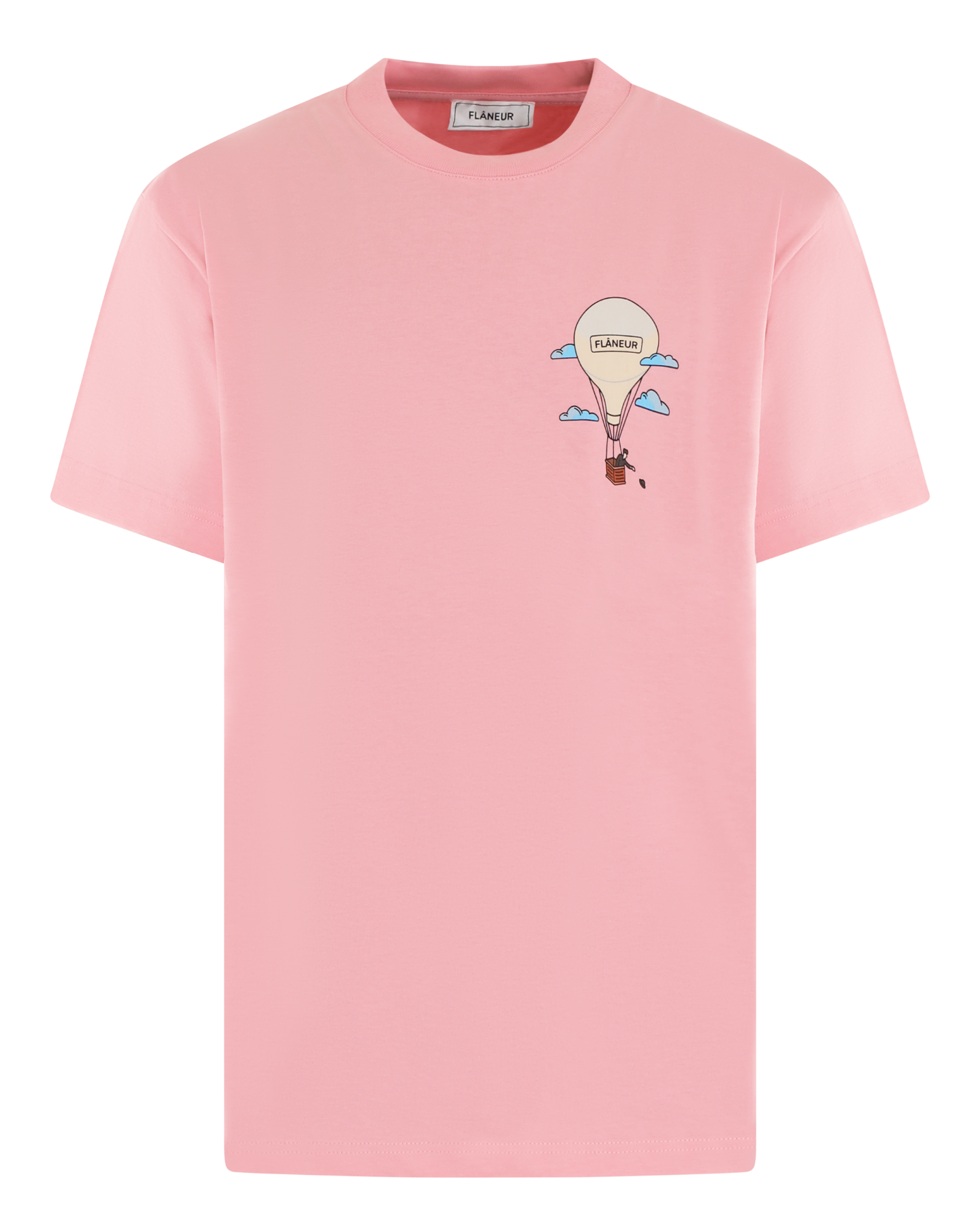 Heren Aéronautique T-Shirt Roze