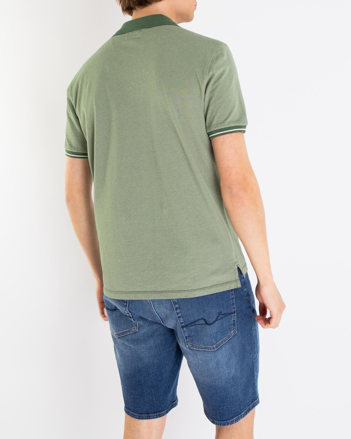 Heren Logopatch Polo Groen