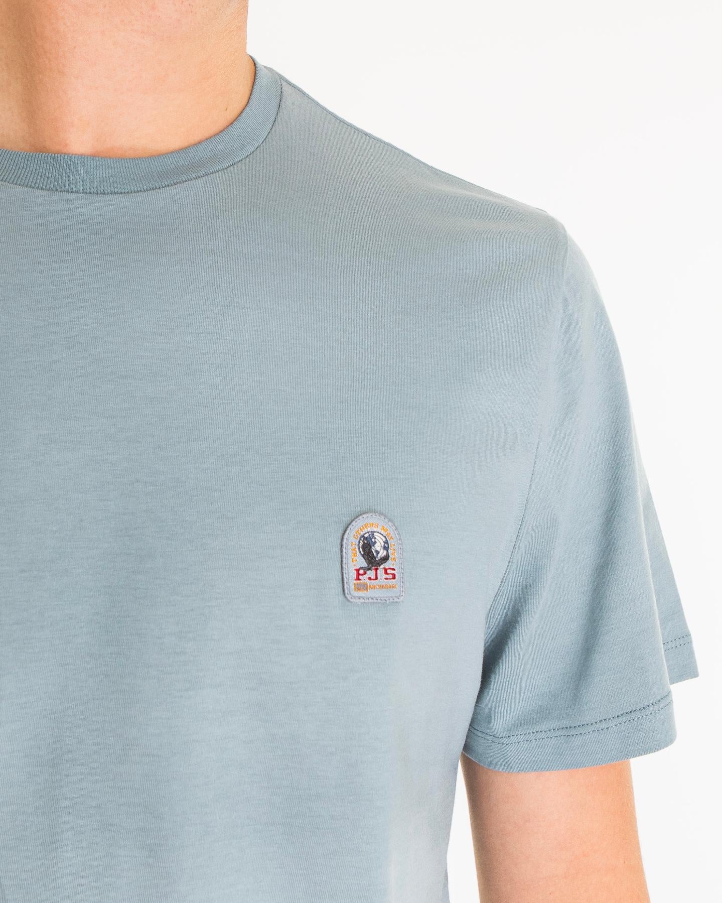 Heren Patch T-Shirt Blauw
