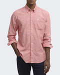 Heren Nelson Tailored Shirt Rood