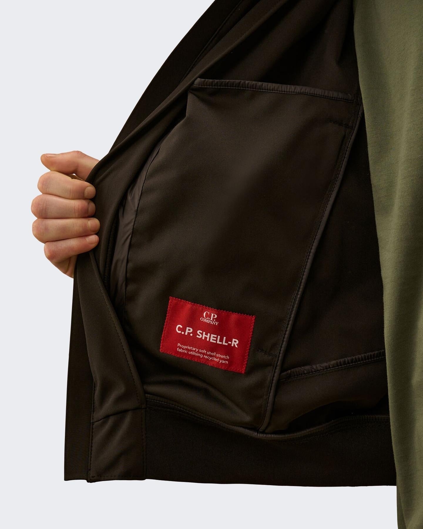 Heren Shell_R Hooded Jacket Zwart