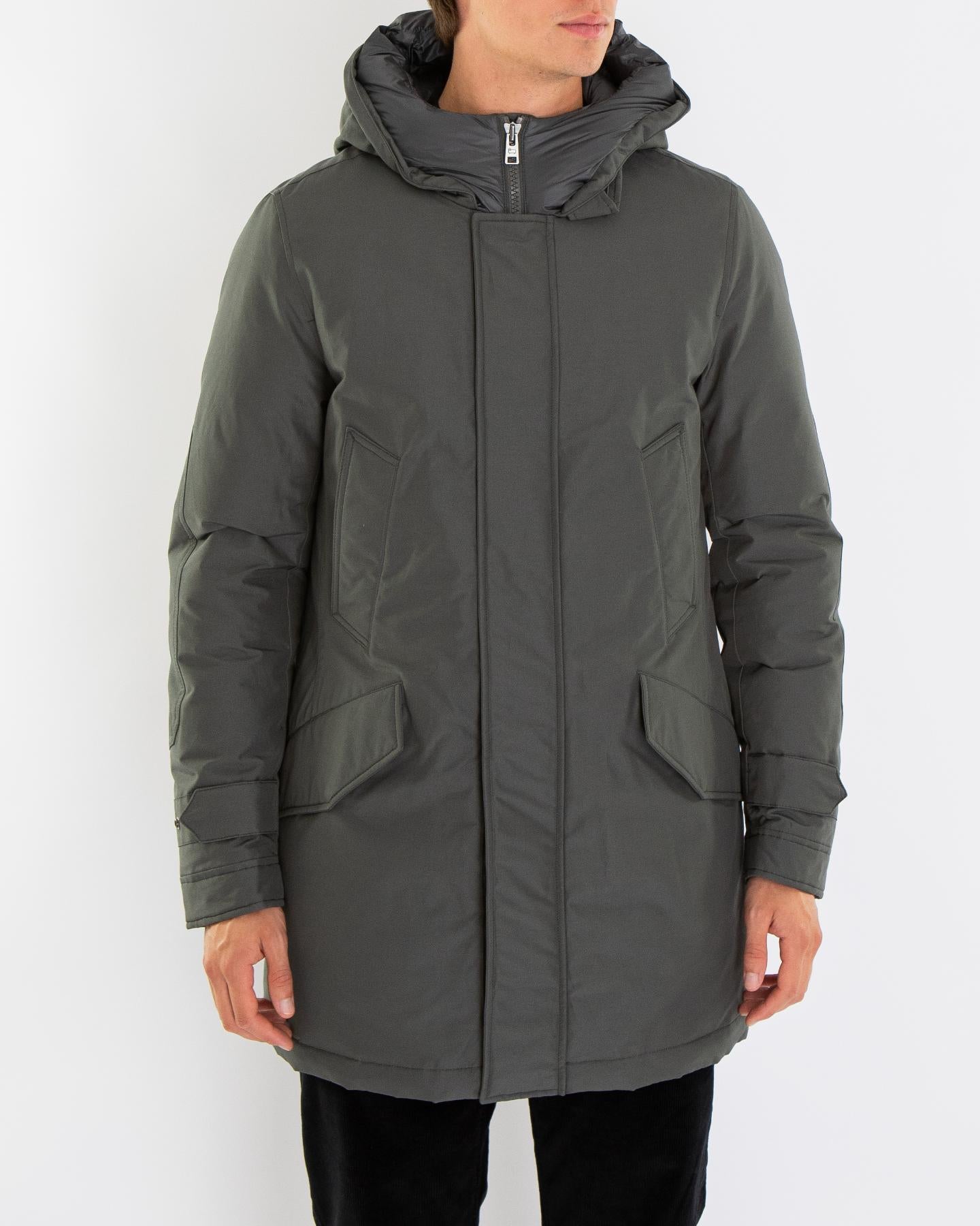 Heren Polar High Collar Parka Groen