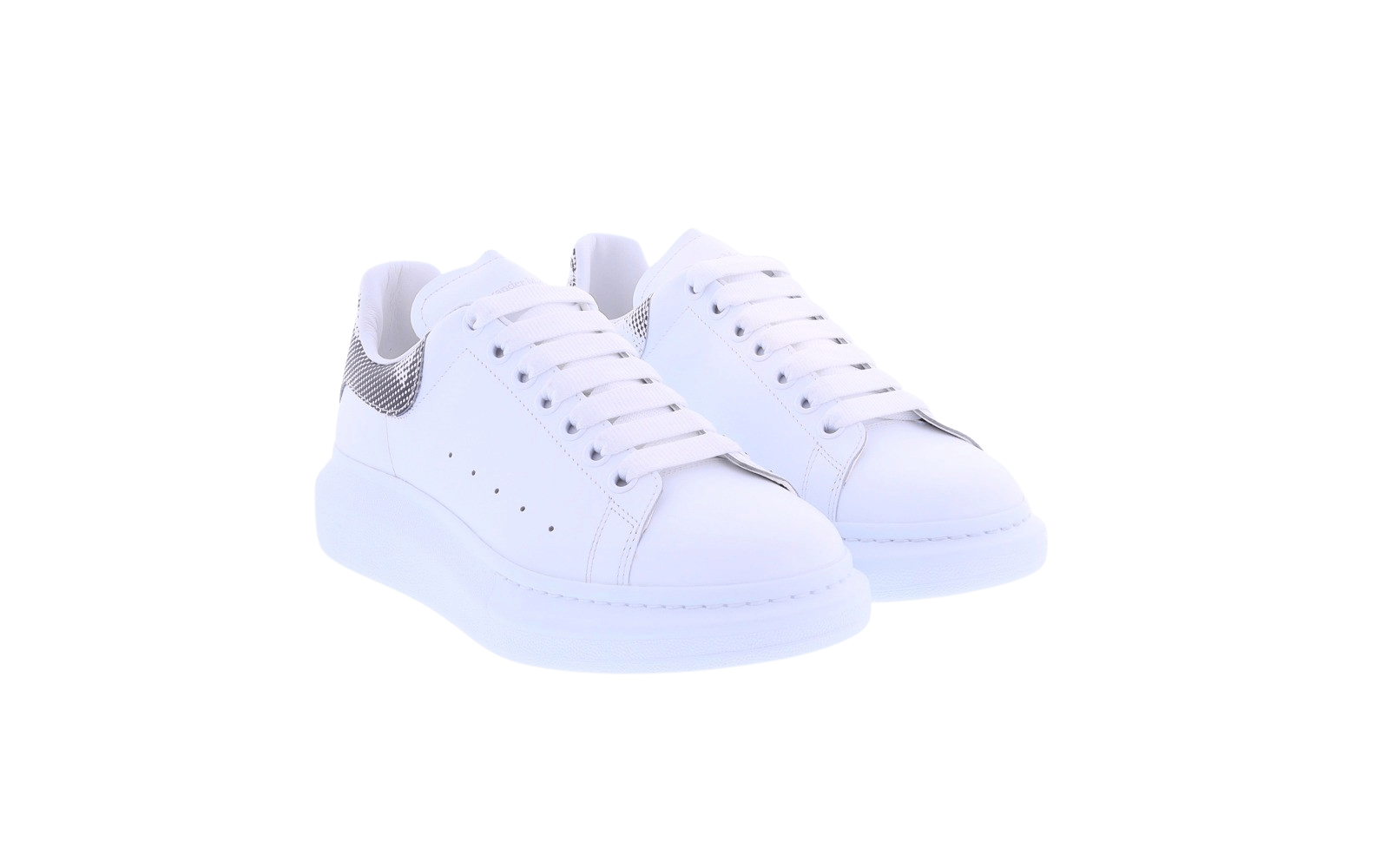 Heren Oversized Sneaker wit/print
