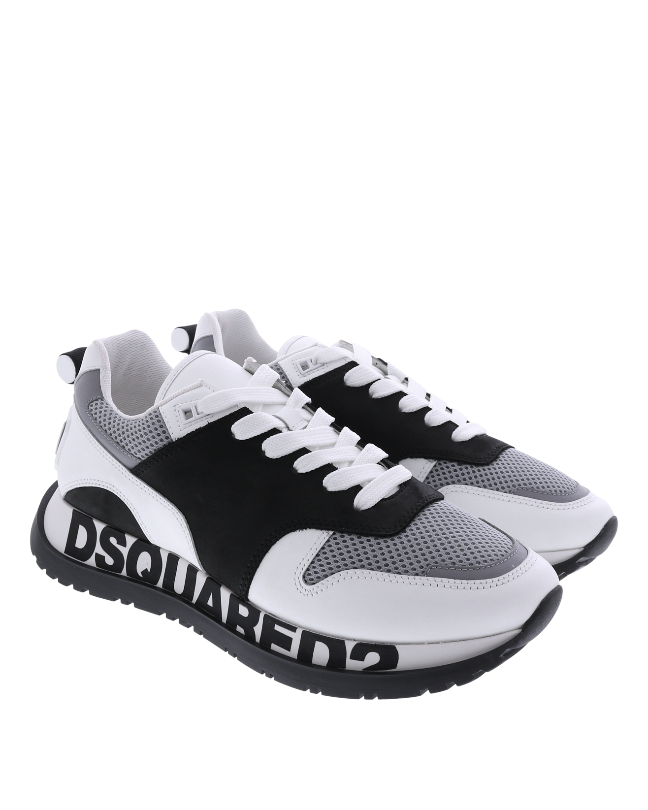 Heren Running Sneakers Wit/Zwart